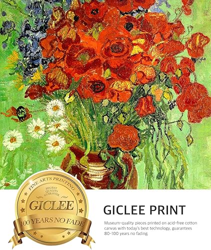 Vista 452 de DECORARTS - Almond Blossom Tree - Vincent Van Gogh Art Reproduction. Giclee Canvas Prints Wall Art for Home Decor 30x24