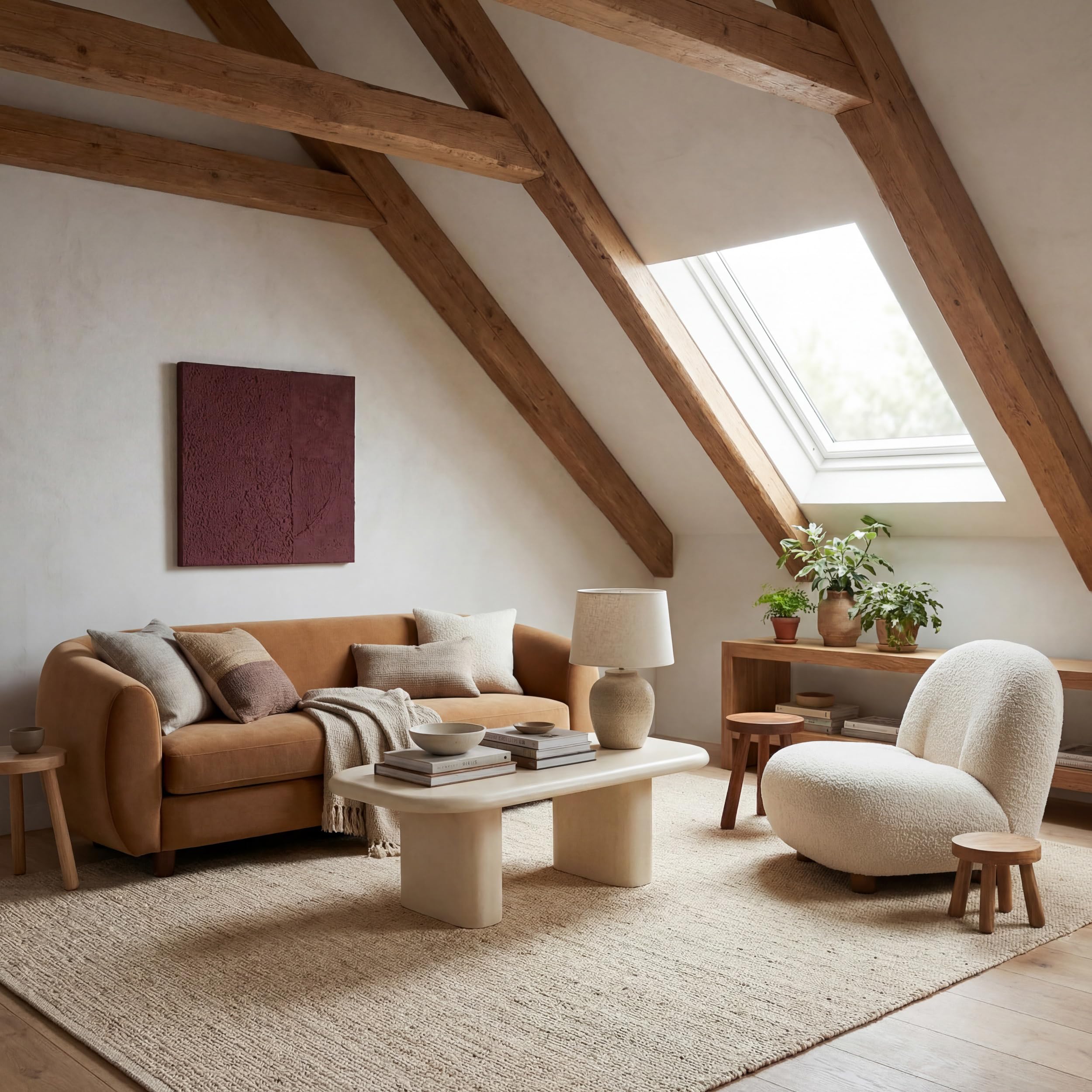 nuLOOM Elfriede Natural Solid Flatweave Rug