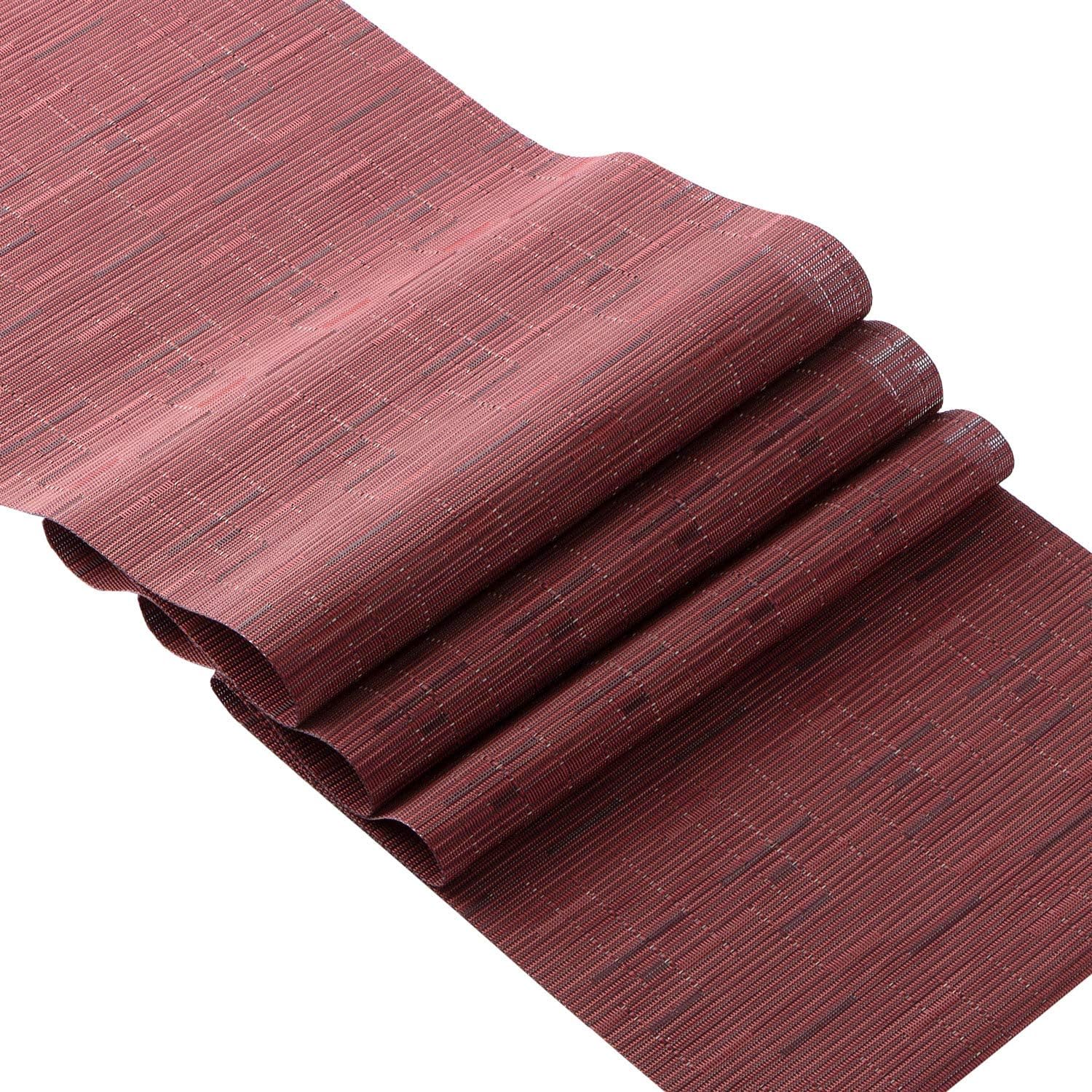 OSVINO Table Runner Woven Vinyl Rectangular Table Runners 180x30CM Non