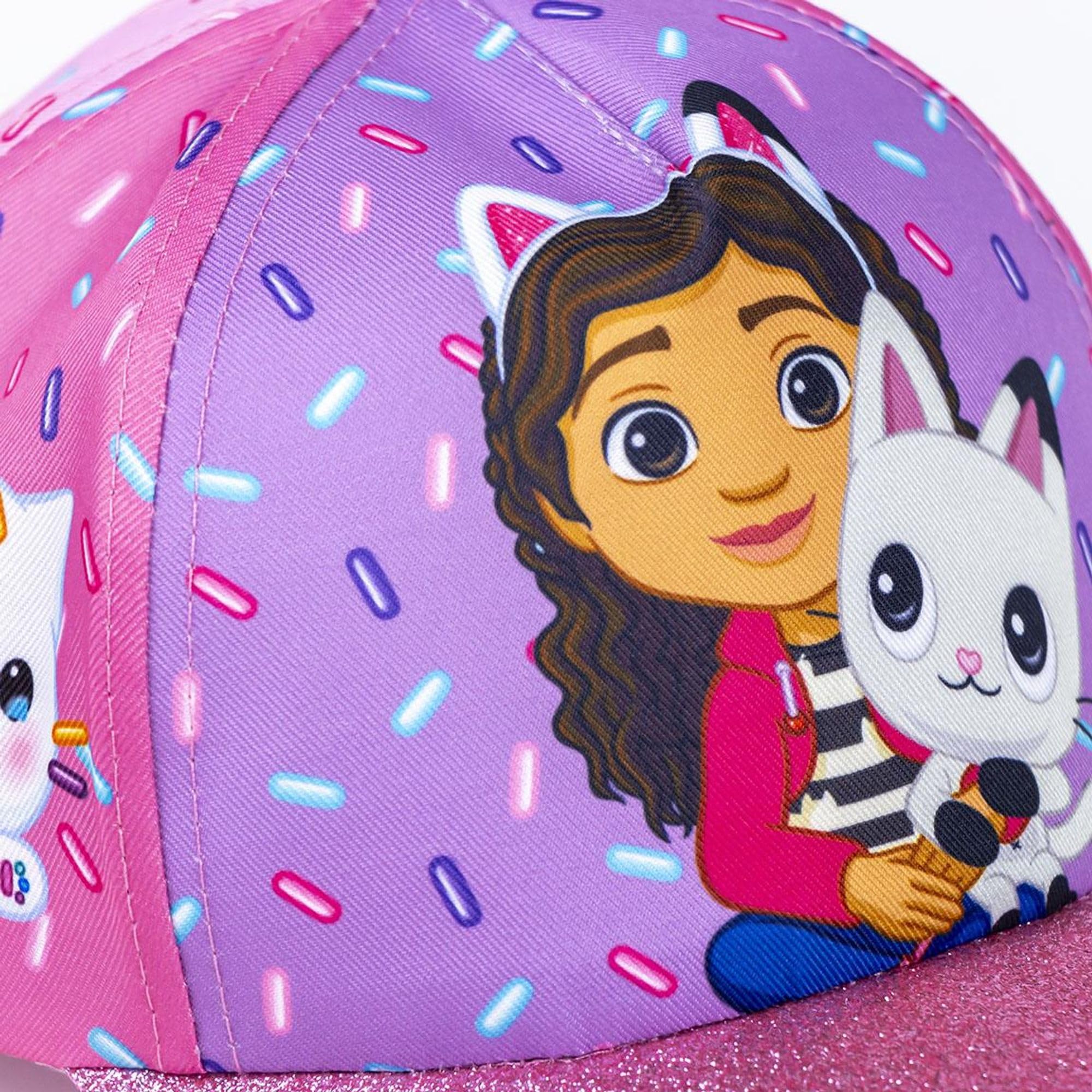 CERDÁ Life'S Little Moments Gorra Infantil con Visera de Gabby's Dollhouse, Morado, Talla única Unisex niños