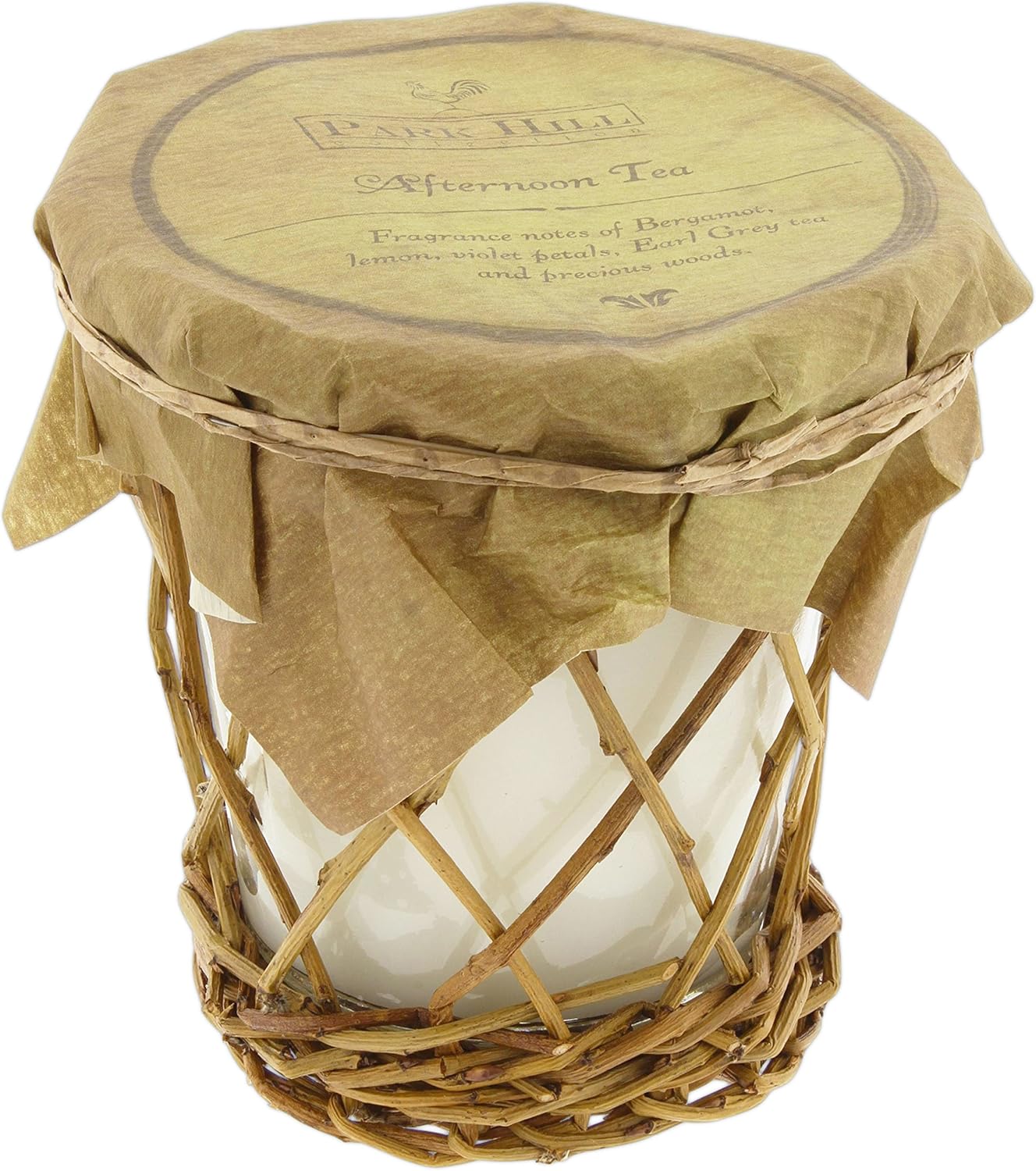 Park Hill Scented Candle ('Afternoon Tea' Notes of Bergamot, Lemon, Violet Petals