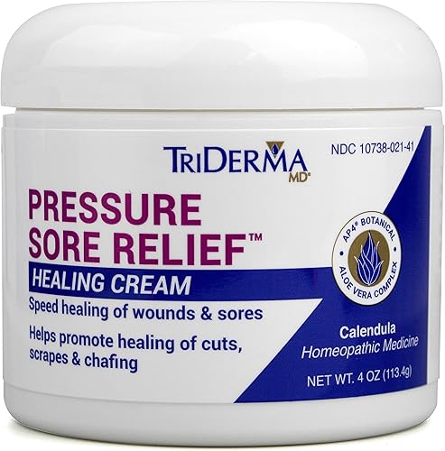 TriDerma Crema curativa para aliviar el dolor de presión 4 onzas