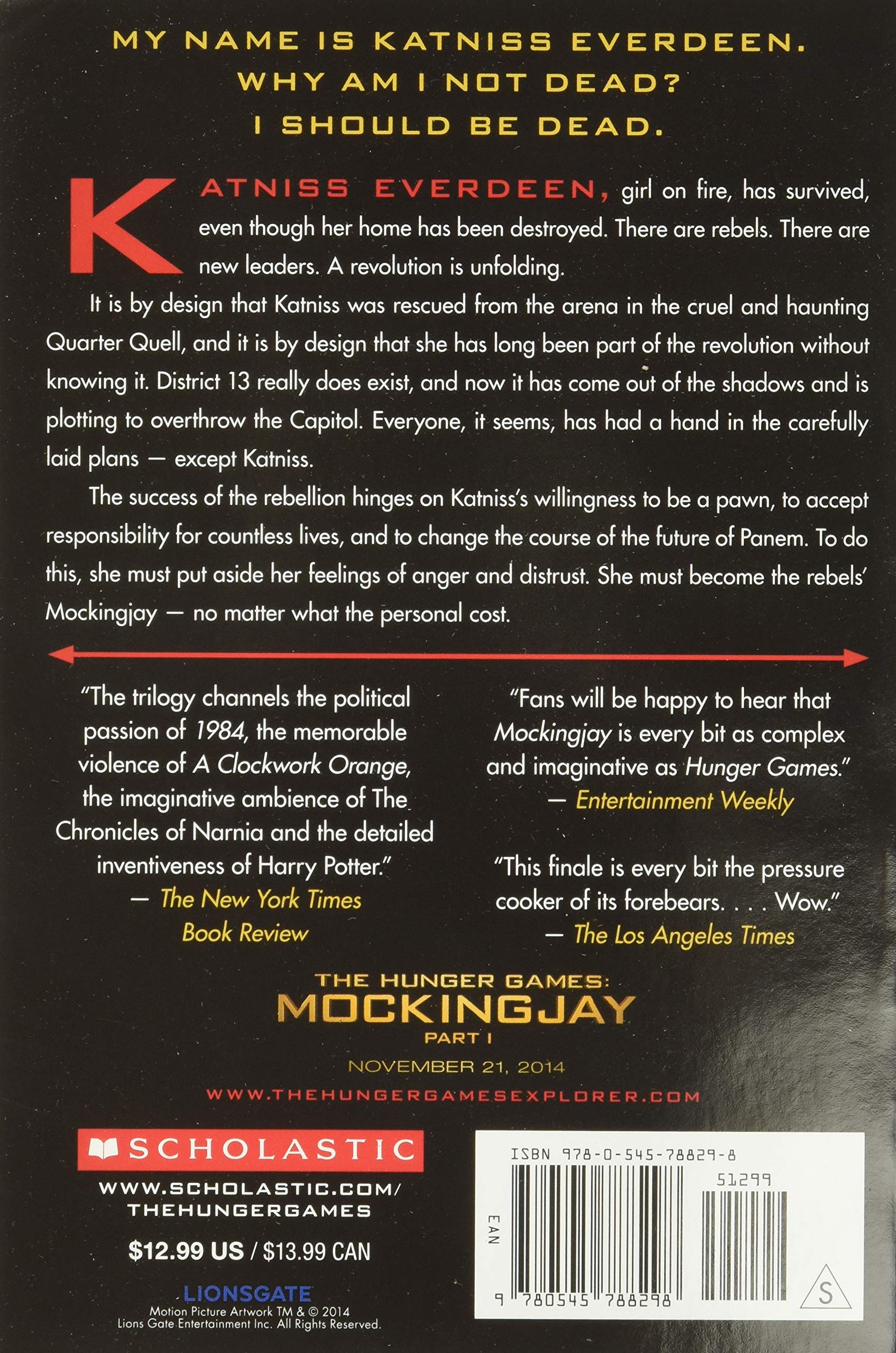 Mockingjay (The Final Book of the Hunger Games) (Movie Tie-in): Movie  Tie-in Edition: Collins, Suzanne: 9780545788298: Books - Amazon.ca