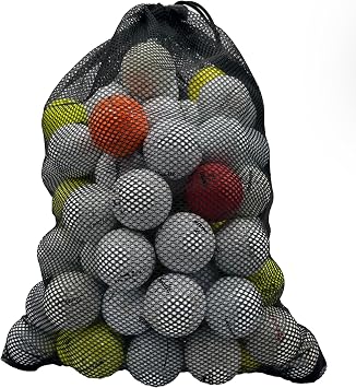 72 Shag/Practice/Hitaway/Range Used Golf Balls Mix in Mesh Bag