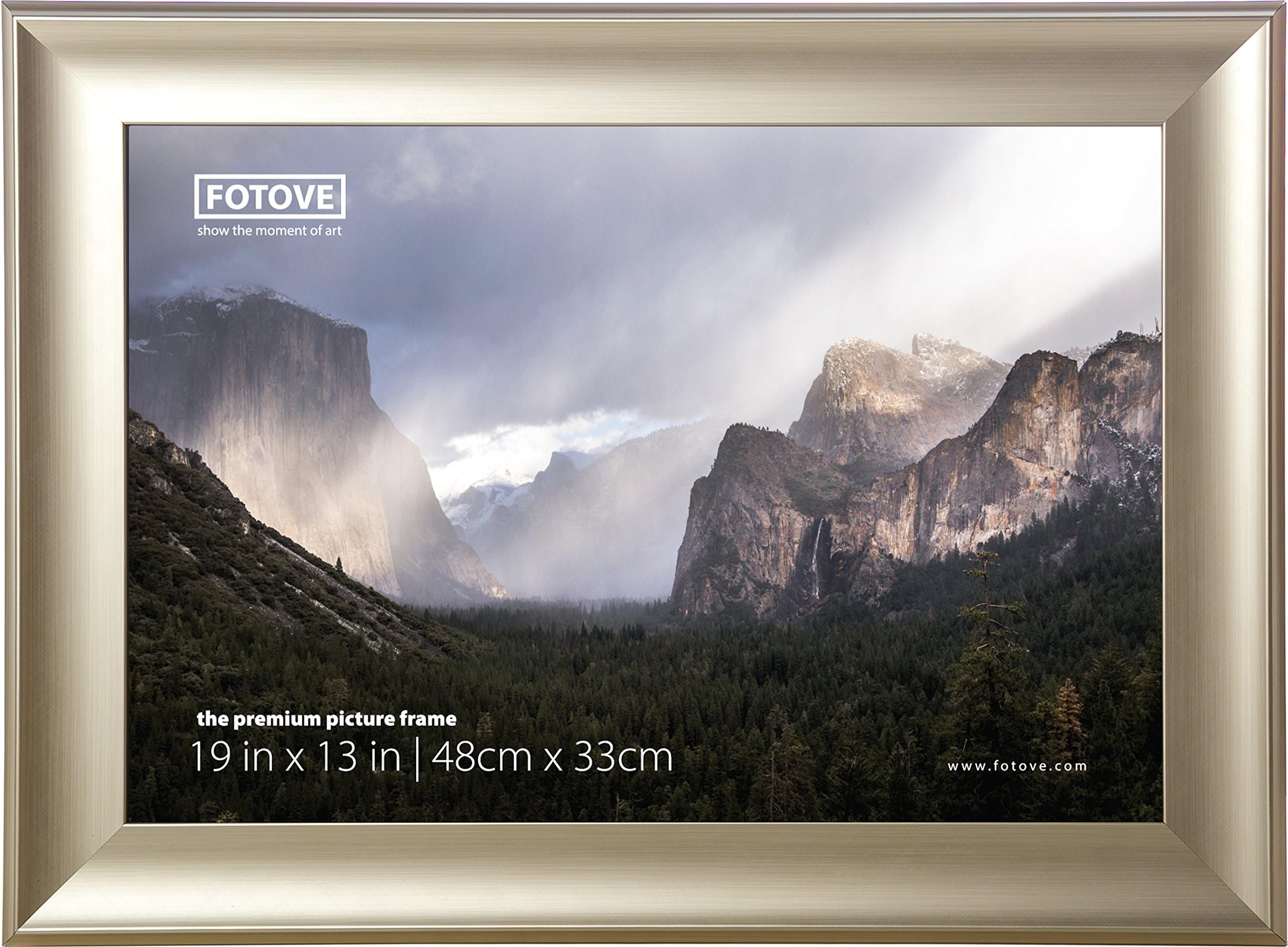 Fotove 13x19 Stylizer Picture Photo Frame - Champagne