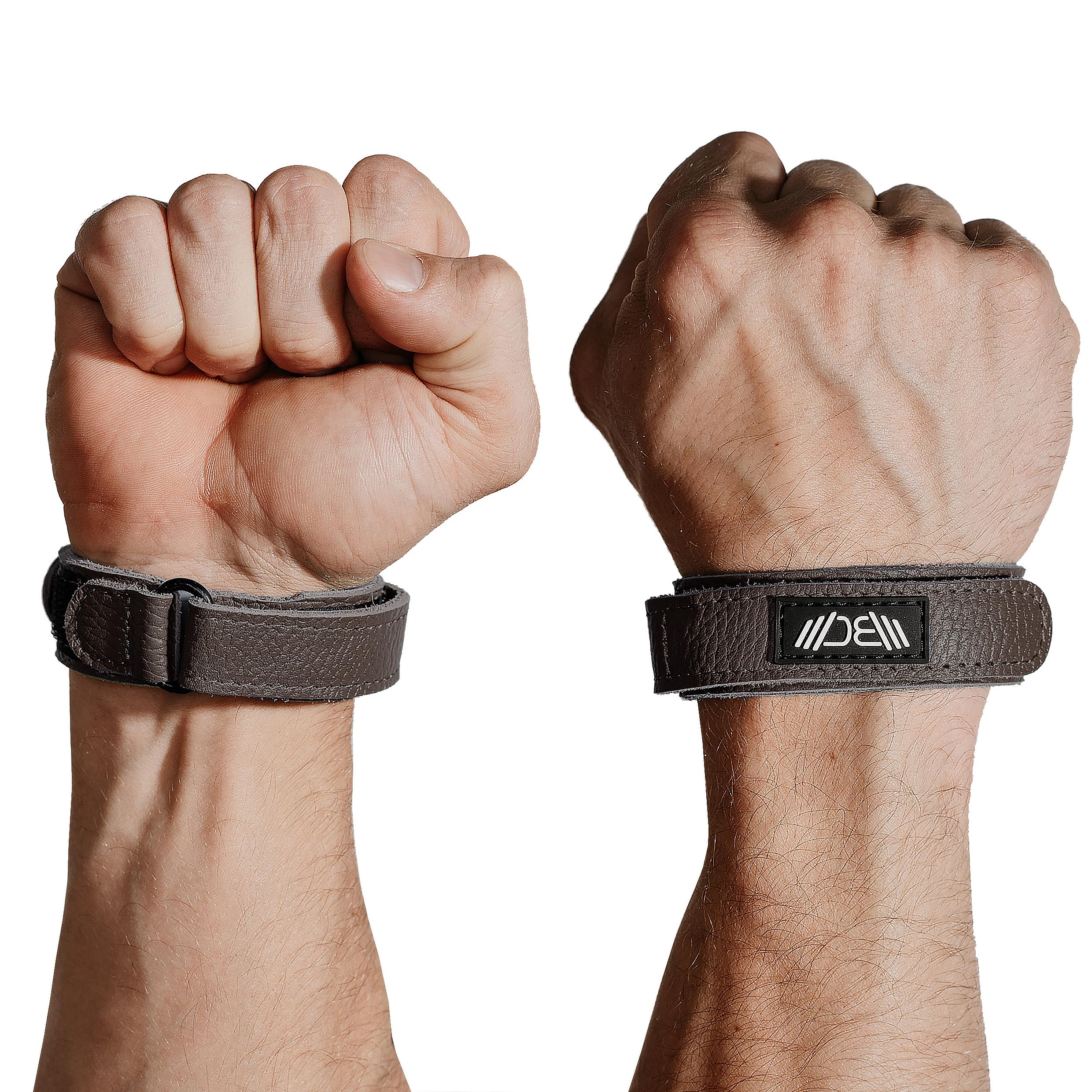 WARM BODY COLD MIND Premium Leather Wrist Wraps for Cross Training, Olympic Weightlifting, Powerlifting, Bodybuilding, Deadlift, Strength Training and Wrist Support 2.0
