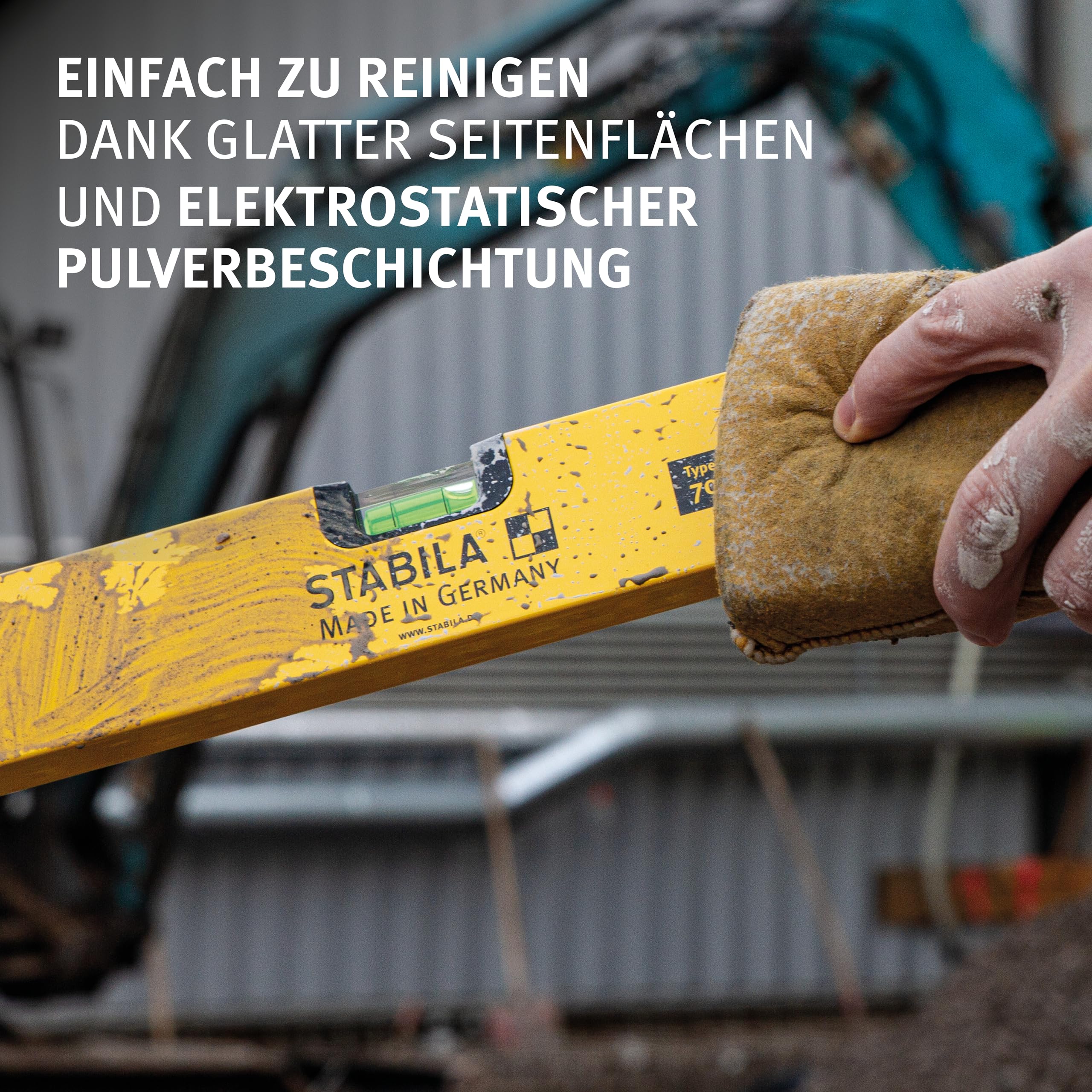 STABILA PRIME SET 70 3-teiliges Wasserwaagen Set 100 cm 60 cm 30 cm Horizontal Vertikal Libelle Kunststoff-Endkappen Made in Germany