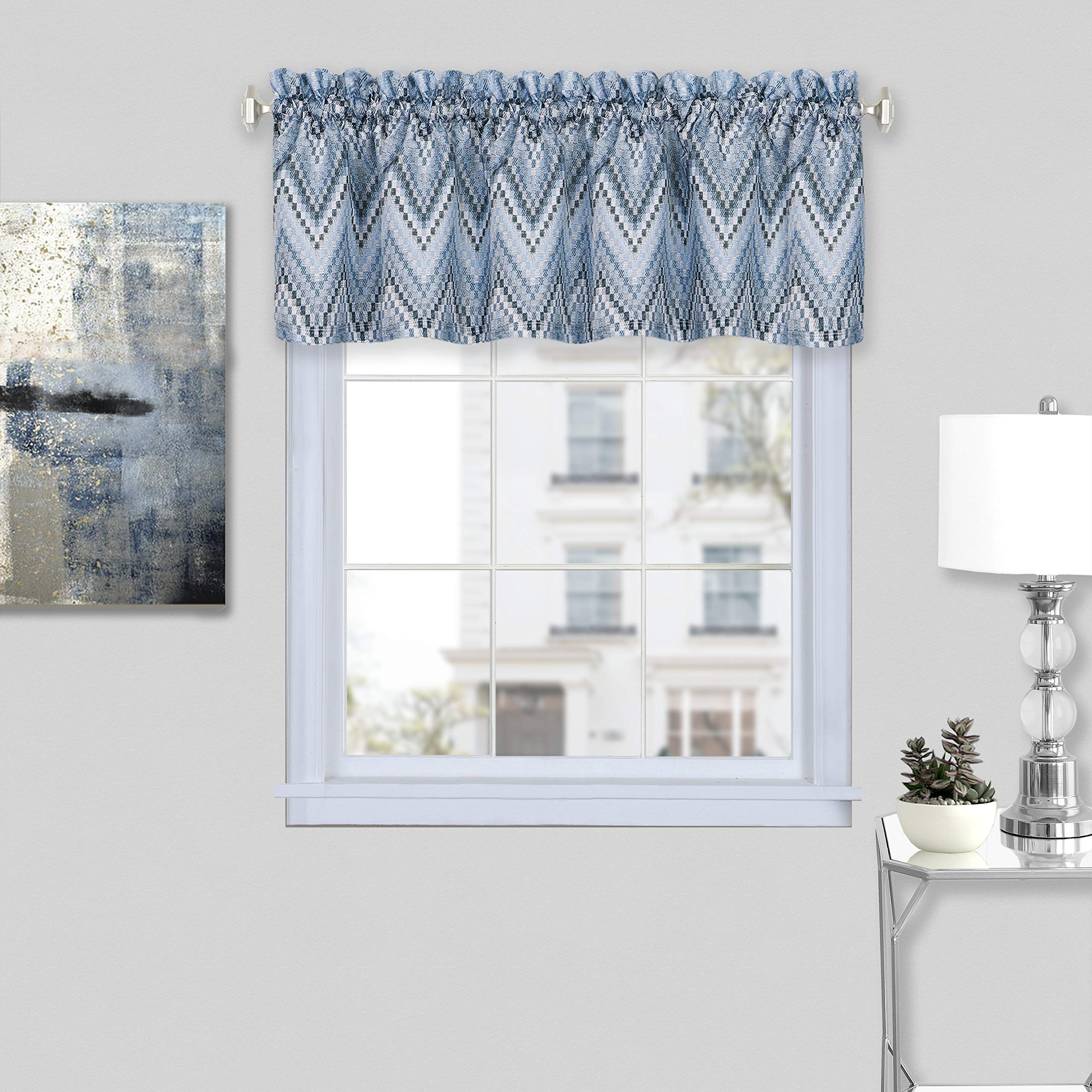 Tour de lit bleu glacier Achim Home Furnishings Avery 58x14 cm pour la décoration de chambre