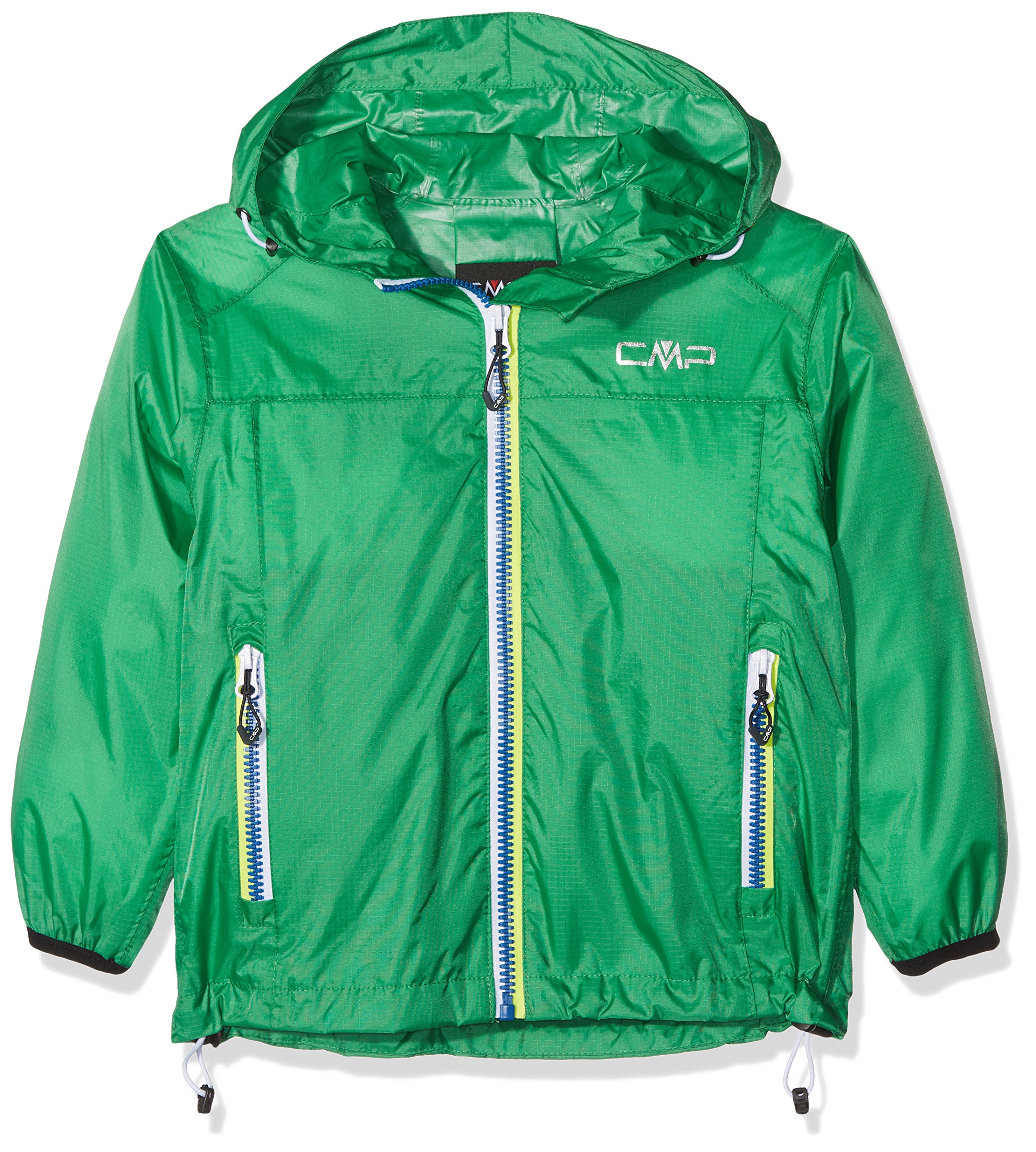 CMP - Kid Jacket Rain Fix Hood, Mint, 110