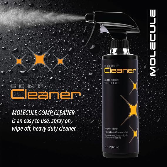 Molecule Competition Cleaner Spray | Premium Vehicle Care | Heavy-Duty Cleaning Spray for Detailing Kits & Automotive Accessories | Removes Oil, Rubber & Grime | 16 Ounces (6 Pack)