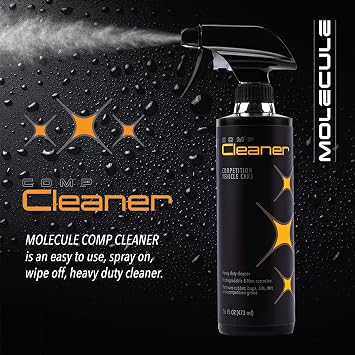 Molecule Competition Cleaner Spray | Premium Vehicle Care | Heavy-Duty Cleaning Spray for Detailing Kits & Automotive Accessories | Removes Oil, Rubber & Grime | 16 Ounces (6 Pack)