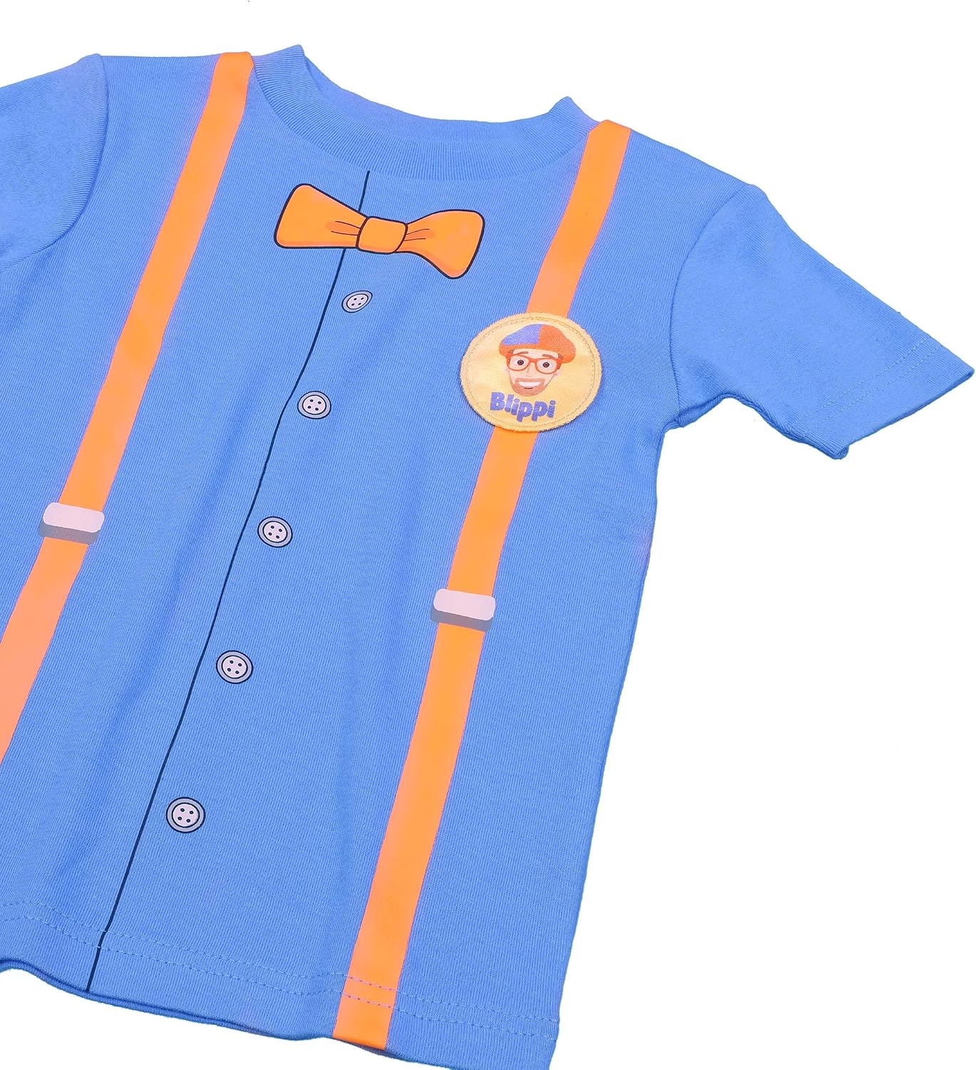 Blippi Boys' 2-piece Snug-fit Cotton Pajama Set, Soft & Cute for Kids
