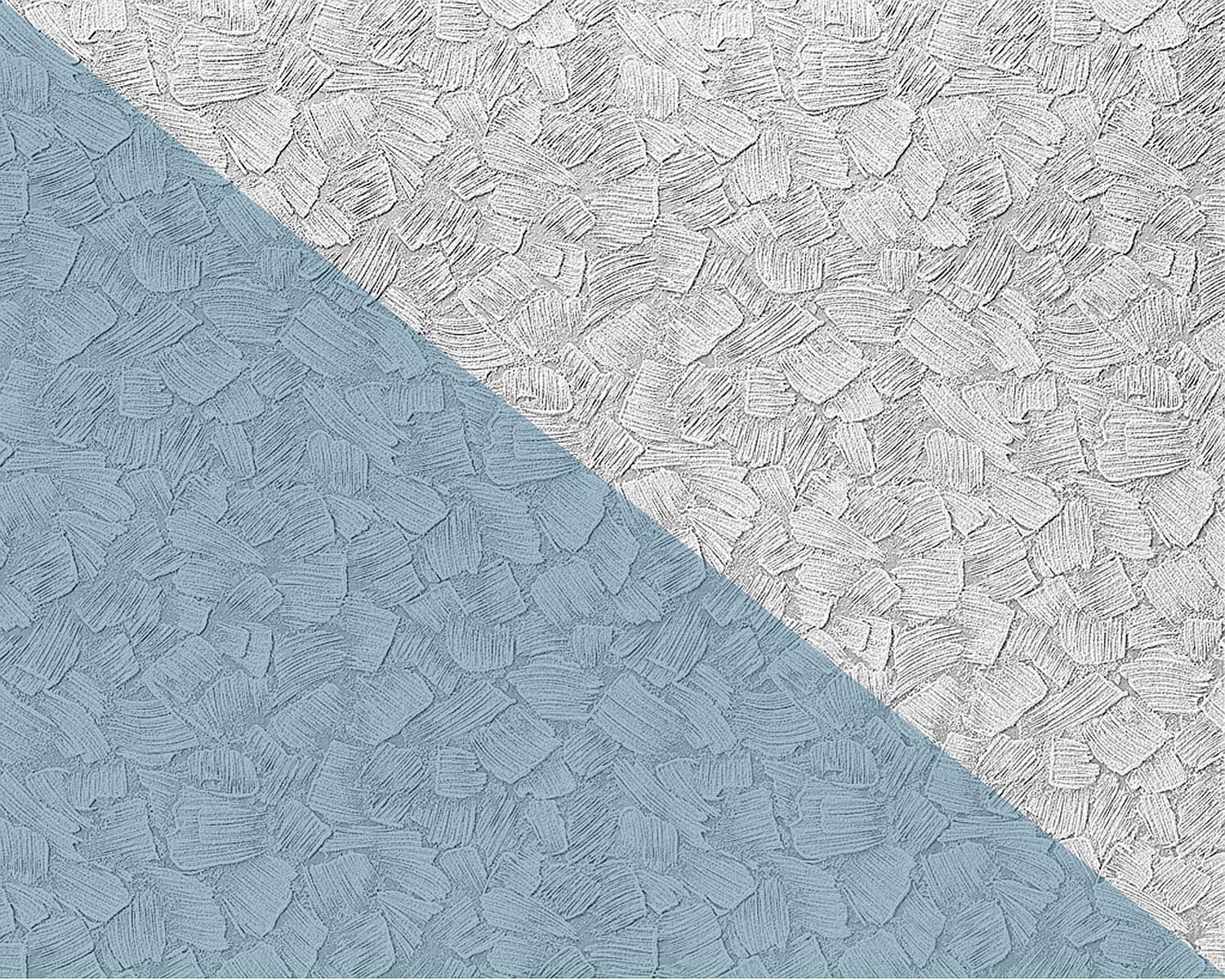 Papier peint intissé blanc relief crépis EDEM rouleau XXL tapisserie à peindre