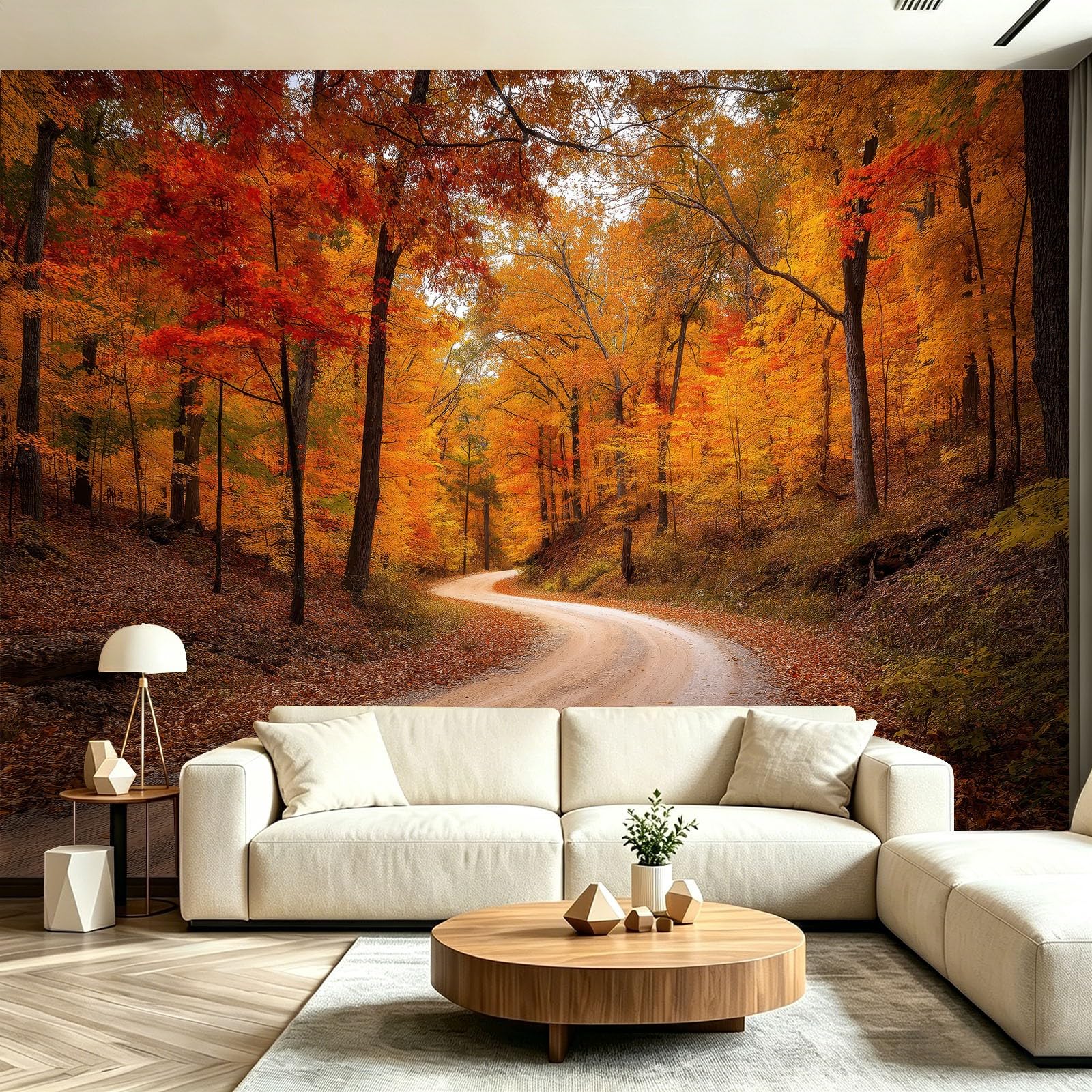 Papier peint panoramique intissé lavable pour masquer les murs abîmés