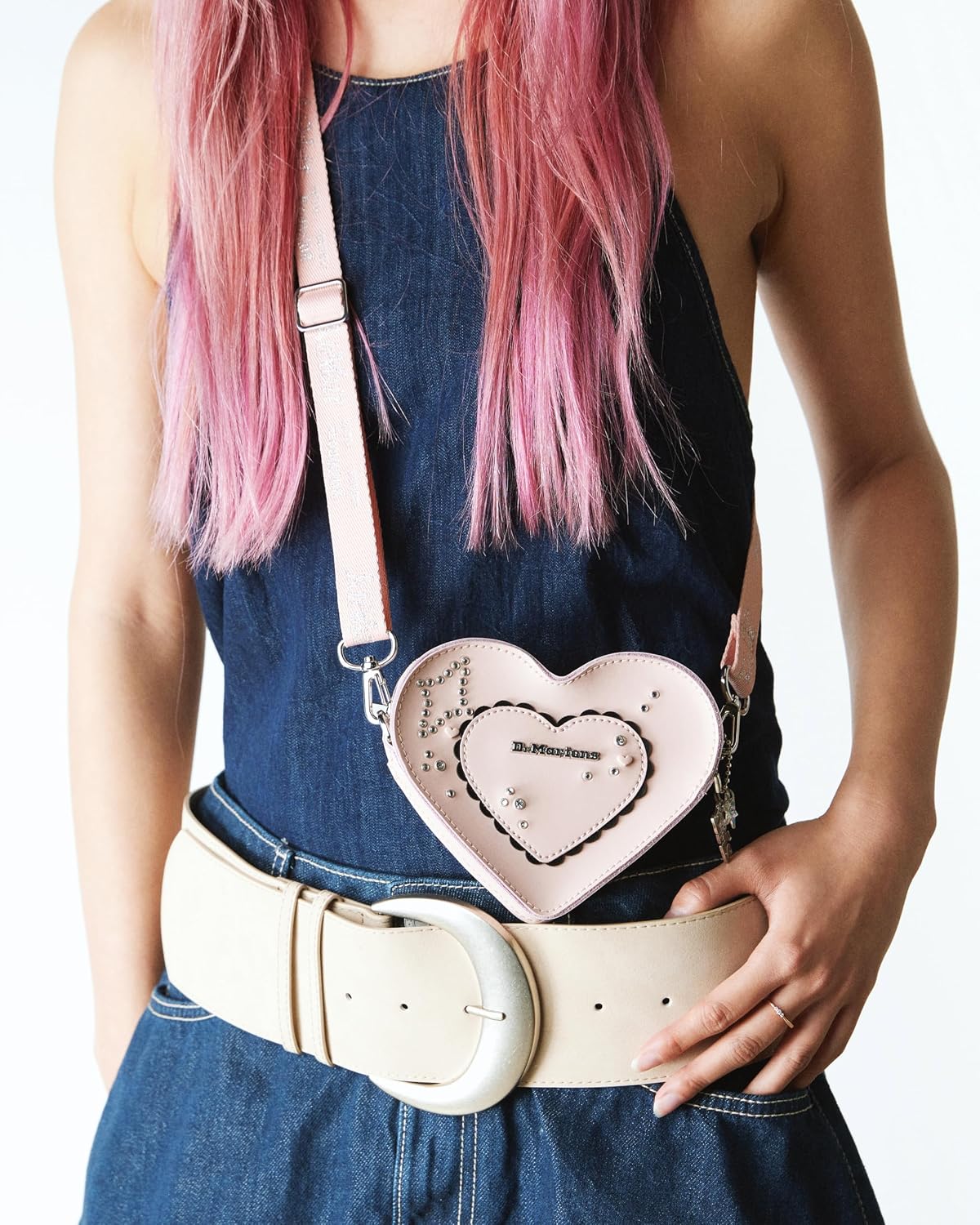 Dr. Martens Transparent Heart Shaped Backpack