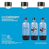 Sodastream 4042300330 PET-Flaschen 1L Fruchtdekorationen Sonderedition (Zitrone/Erdbeere/Ananas), Kunststoff, 3er Pack