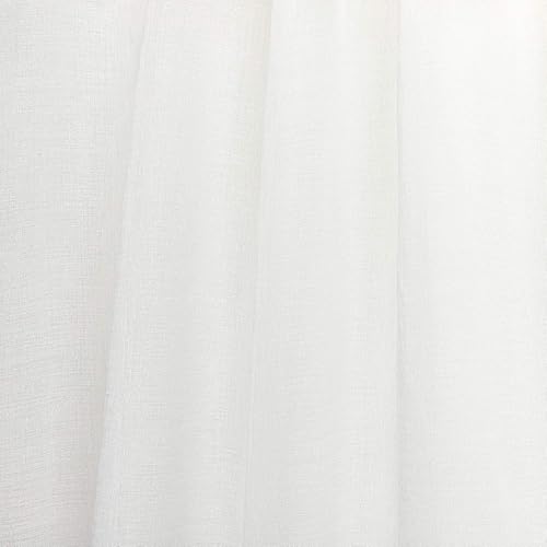 Miniatura 2 de Exclusive Home Hawkins Paneles de cortina con anillo superior de bronce transparente, 54 x 96 pulgadas, natural, juego de 2