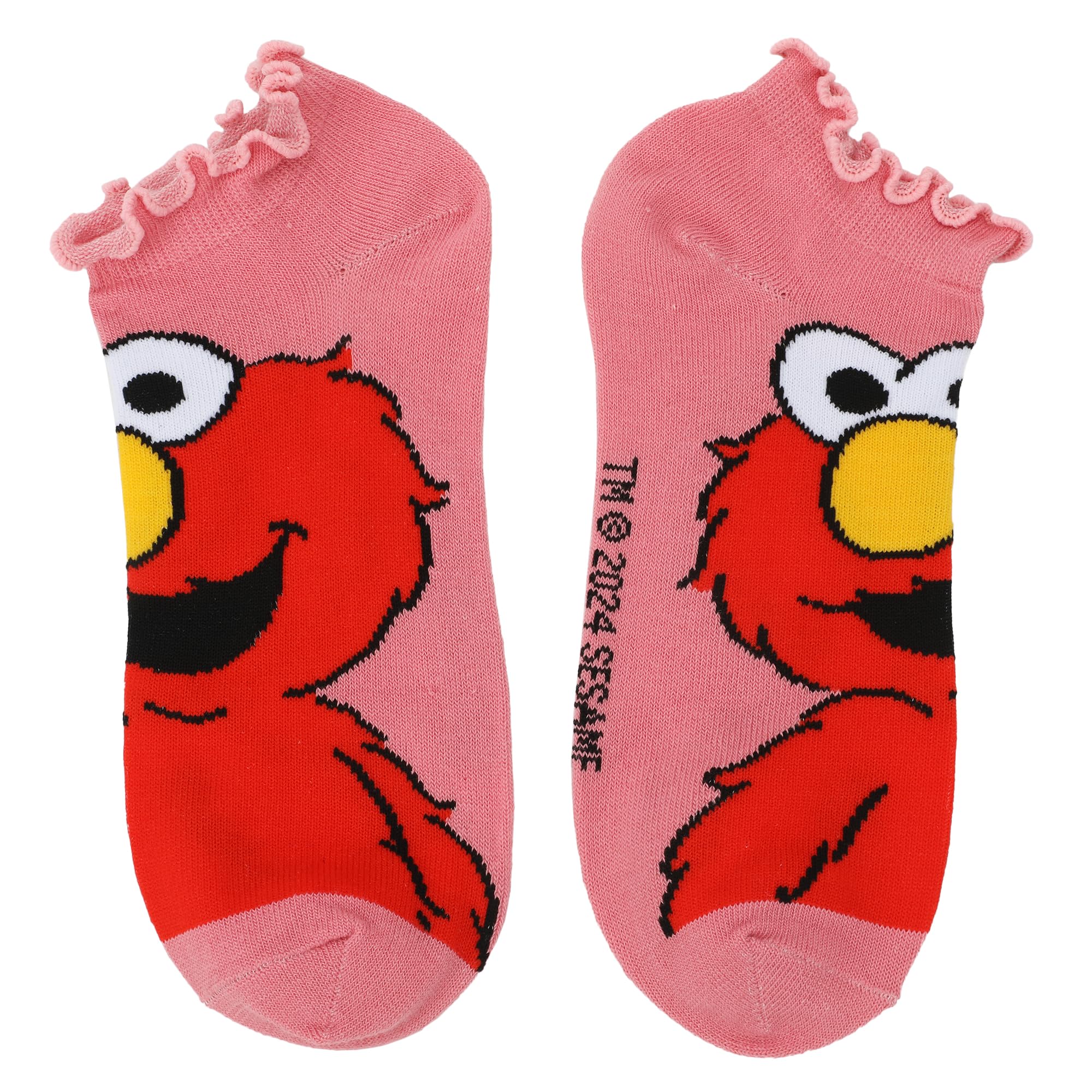 Bioworld Sesame Street Character & Logo Chaussettes 5 paires de chaussettes pour femme - OSFA, Personnages de Sesame Street, taille unique