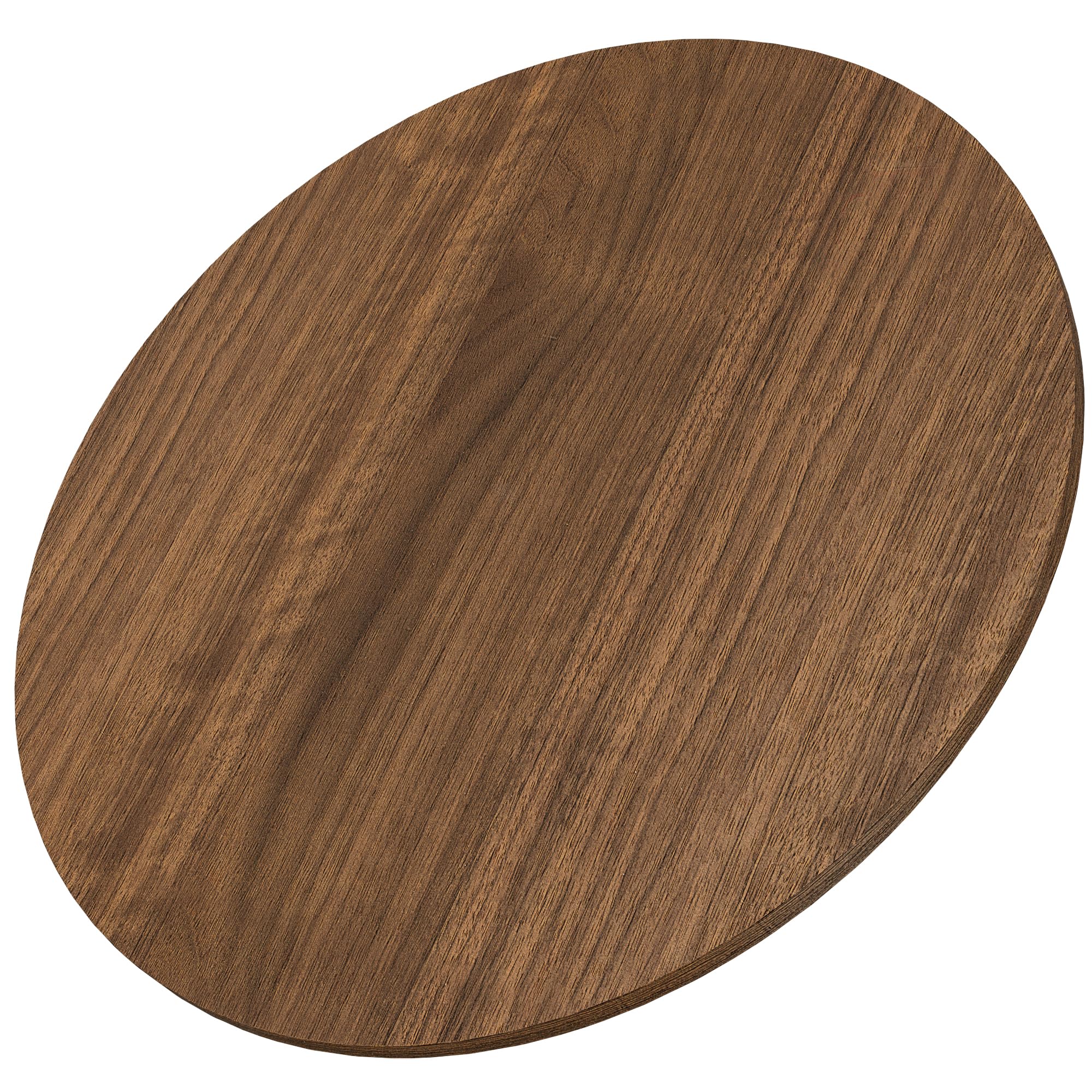 60 cm große Lazy Susan aus Nussbaumholz – Massivholz-Drehtablett für Käse-, Dessert-, Kuchen-, Snack- und Obstplatten – Drehservice für Esstisch, Küchenarbeitsfläche und Partybuffet