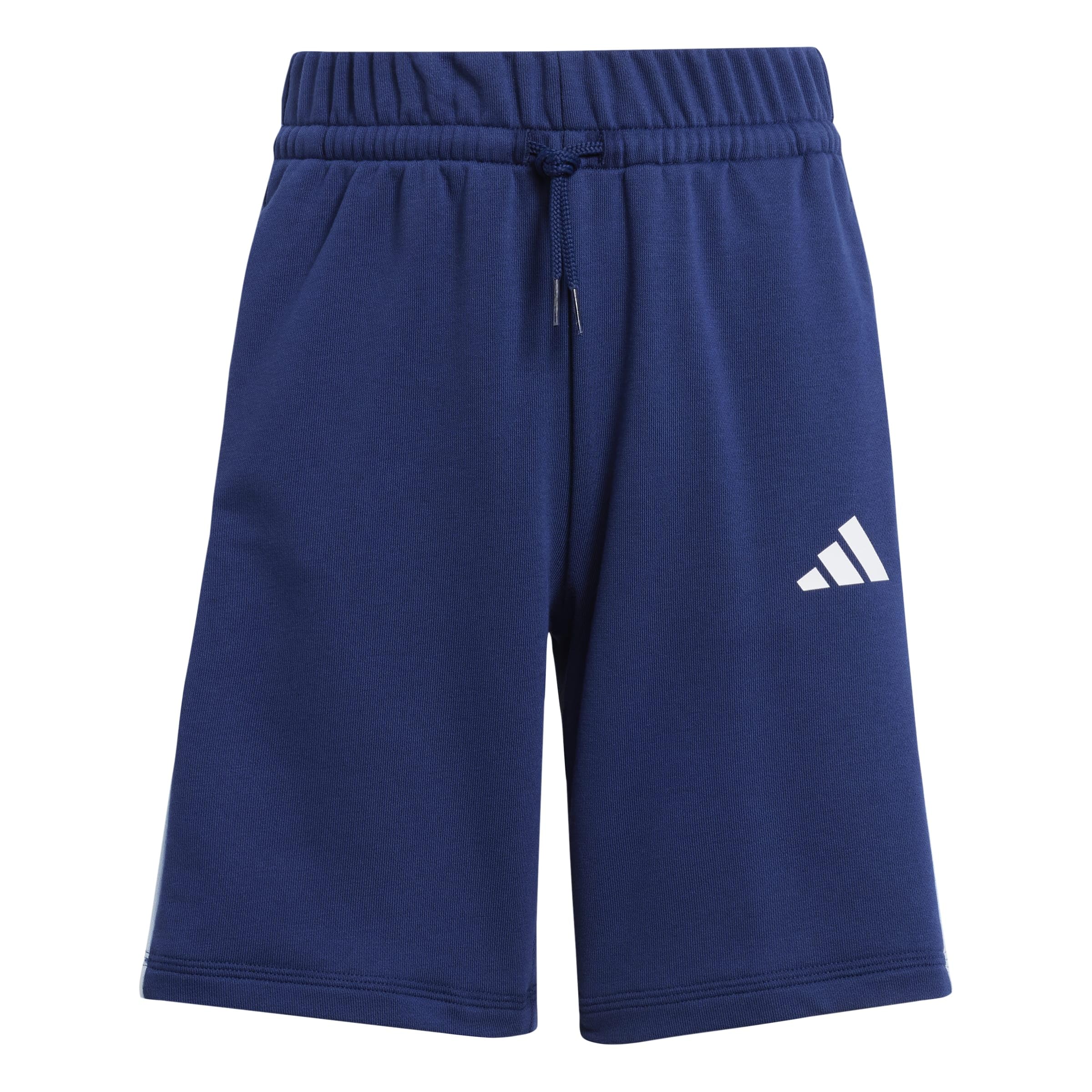 adidas Unisex Kids Seasonal Essentials Colorblock Shorts Dark Blue/Glow Blue/White 9-10 Years