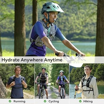 MARCHWAY Lightweight TPU Hydration Bladder, Slide-Seal Wide Mouth, 2L/3L