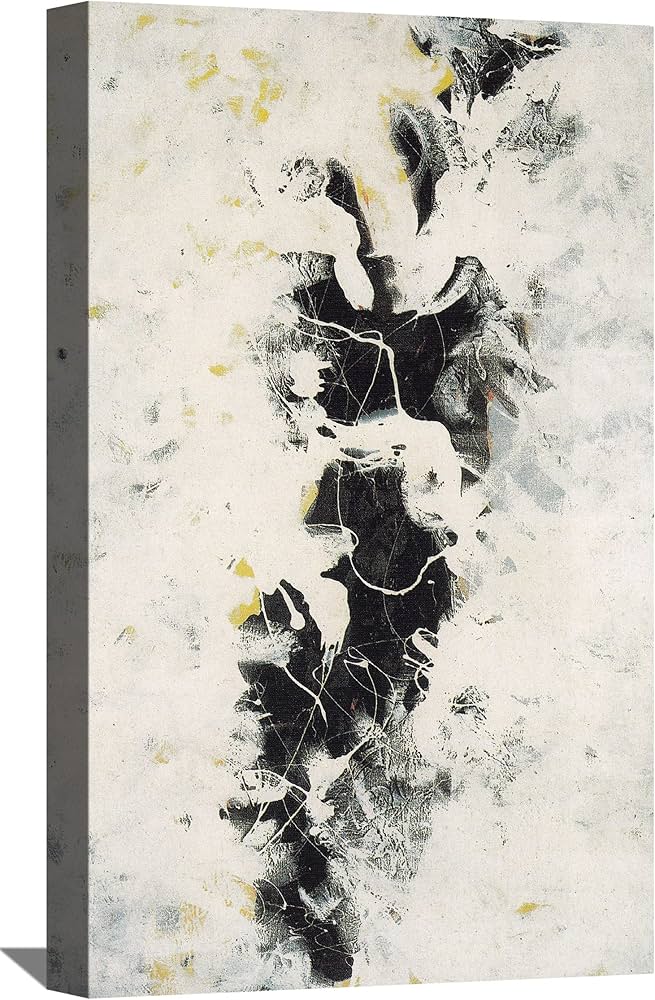 JACKSON POLLOCK、The Deep、希少画集画、新品額装付 Amazon.com: BOHU ARTS Jackson Pollock Painting Abstract Wall Art