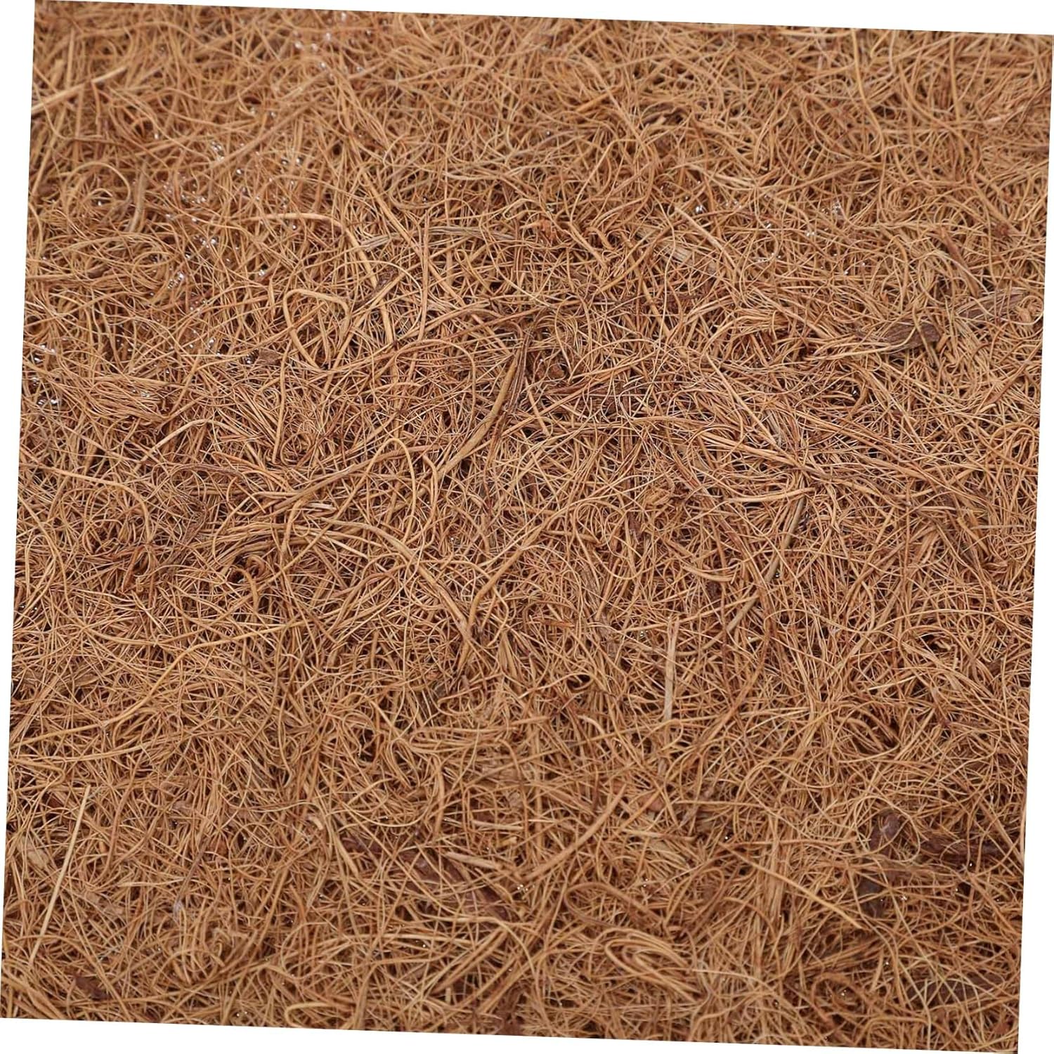 POPETPOP 4pcs Coconut Reptile Mat Bearded Dragon Tank Accessory Soft Coir Liner Natural Reptile Substrate Mat for Geckos