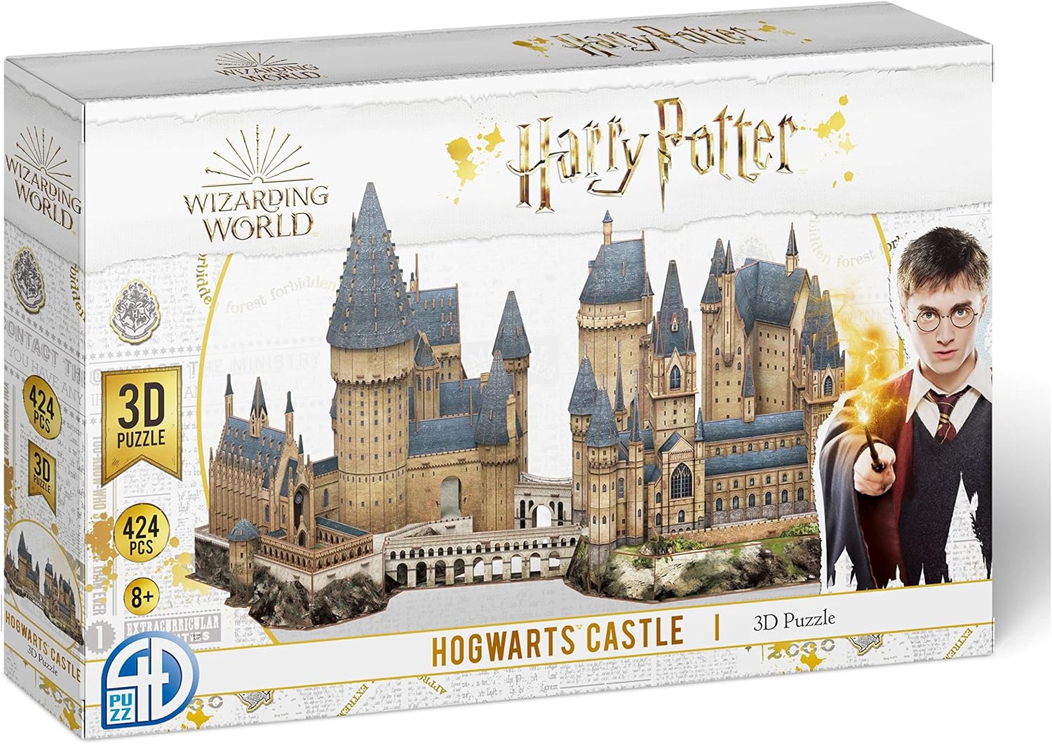 4D Build, Harry Potter Hogwarts Castle Paper 3D Puzzle Paper Model Kit