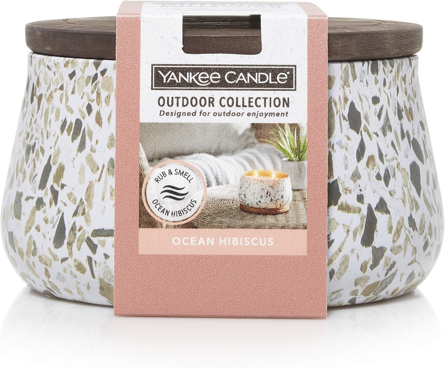 Yankee Candle Ocean Hibiscus Large Outdoor Candle