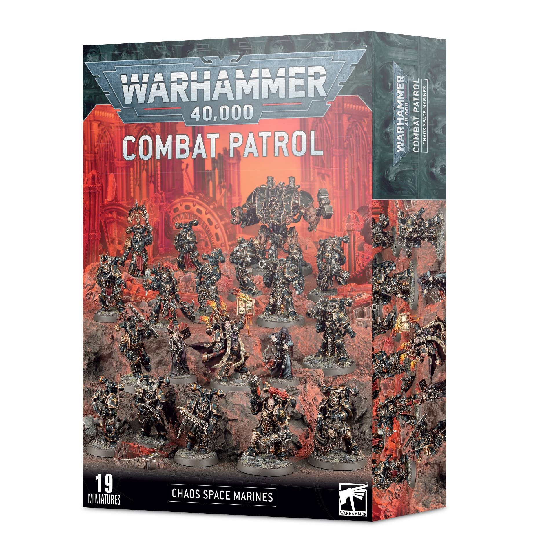 Warhammer 40k Games Work - Combat Patrol: Chaos Space Marines, Multicolor