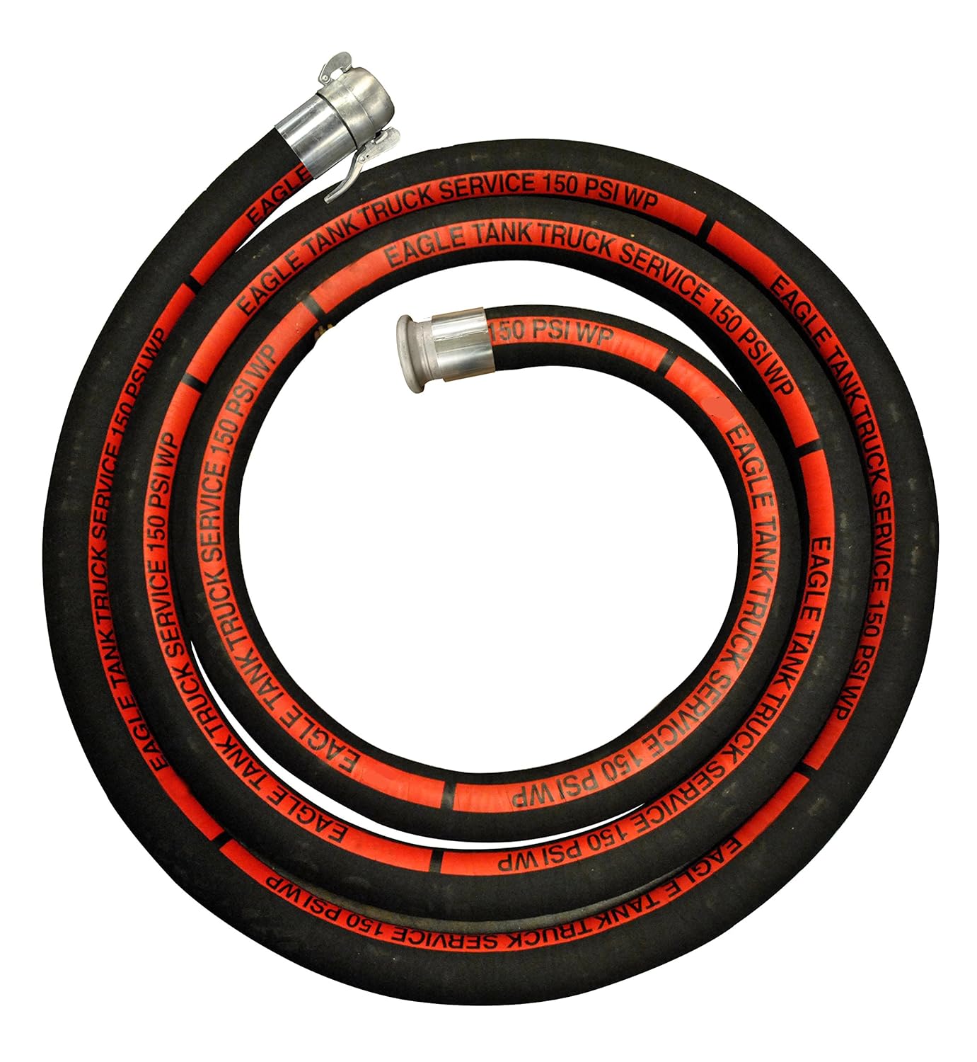 JGB Enterprises A00909600010 Eagle Tank Truck Hose, 6" x 10', 150 psi