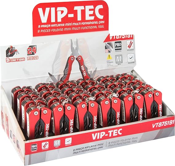 Vip-tec 9 ParÇa Mini Fonksİyonel Çaki Pense Vt875191