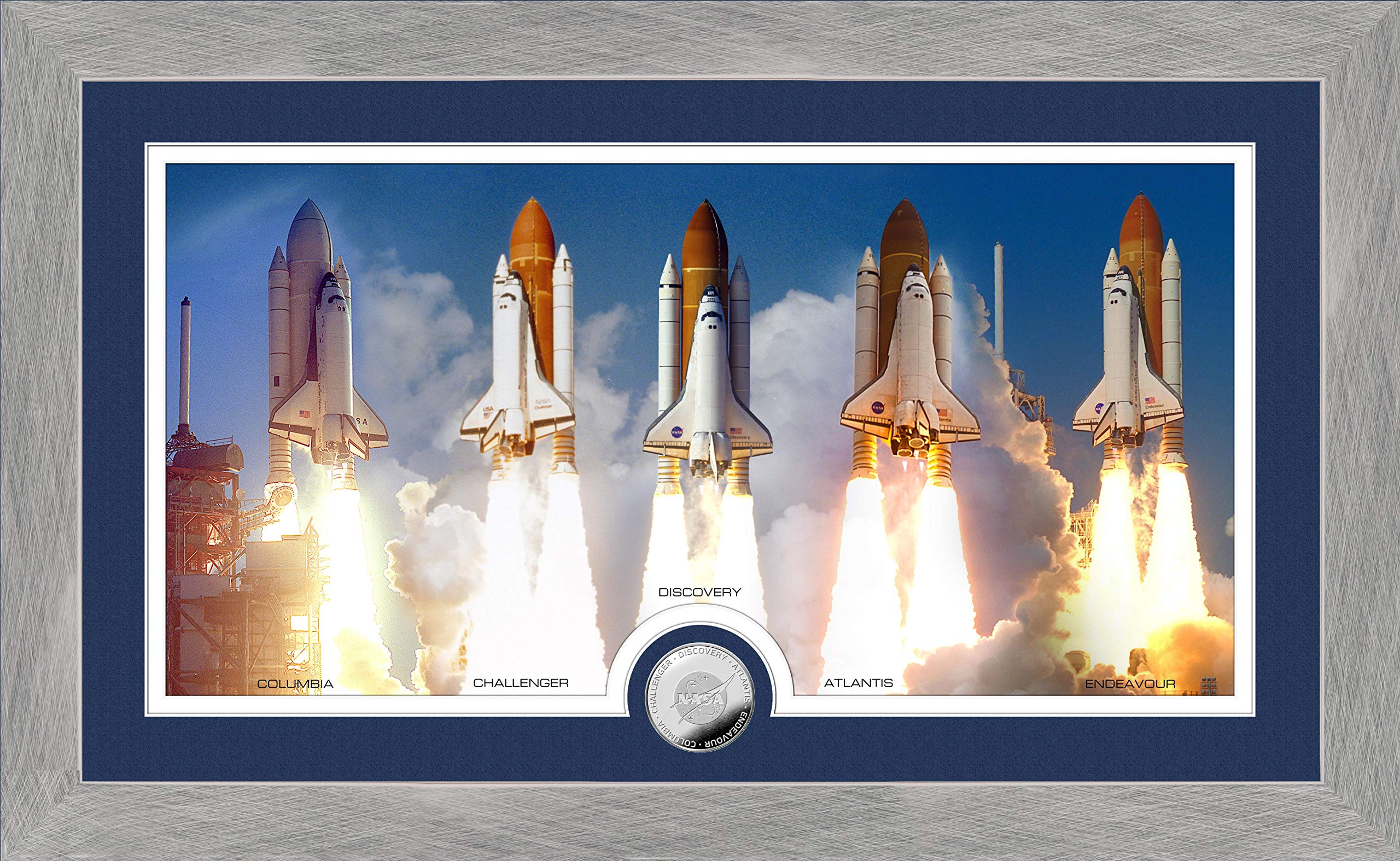 NASA Space Shuttle Program Shuttle Launch Panoramic Photo Mint