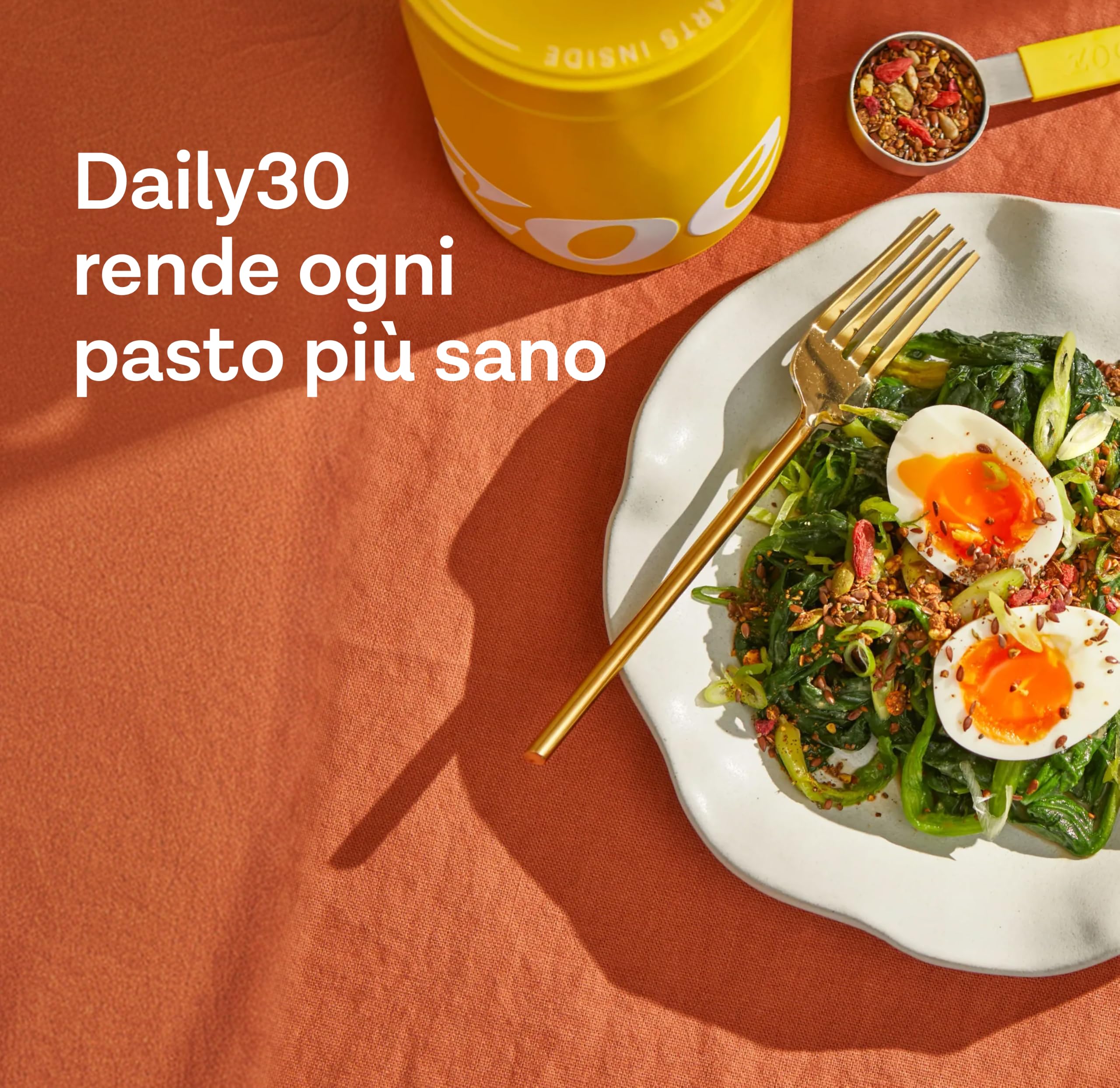 Daily30 Integratore per la Salute dell’Intestino | Oltre 30 Ingredienti Vegetali Ricchi di Fibre | Favorisce la Salute Digestiva e Intestinale | Vegano e Senza Glutine | 30 Porzioni