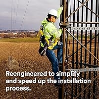 Vista 12 de 3M DBI-SALA Lad-Saf Cable Sistema de Seguridad Vertical 6119020, Acero Inoxidable, 20 FT