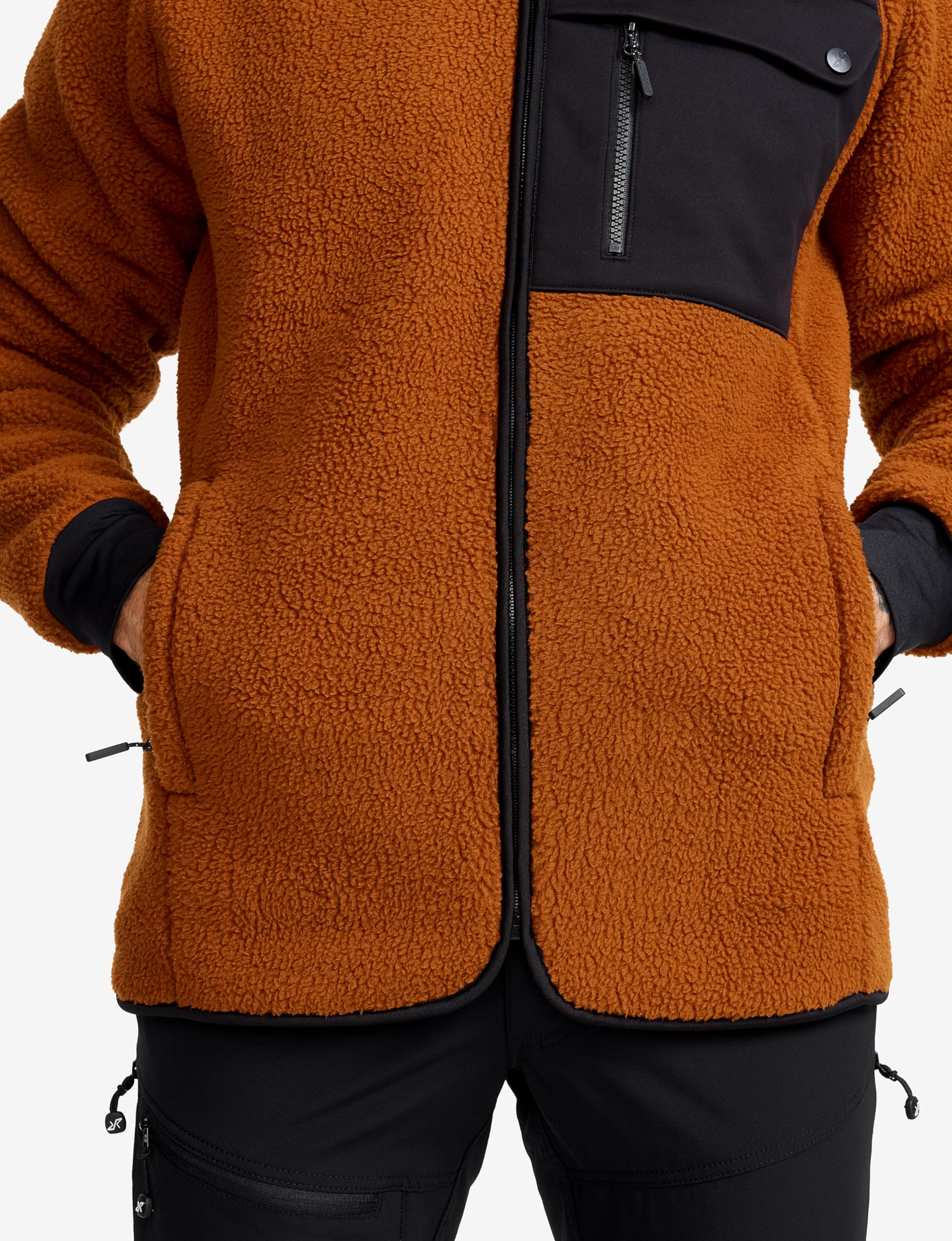RevolutionRace Sherpa Hoodie, Giacca in Pile per Uomo