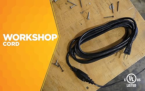 Miniatura 2 de Southwire - Cable de extensión para interiores y exteriores, acabado negro neutro, cubierta de vinilo, cuchillas reforzadas, tapones moldeados, 3