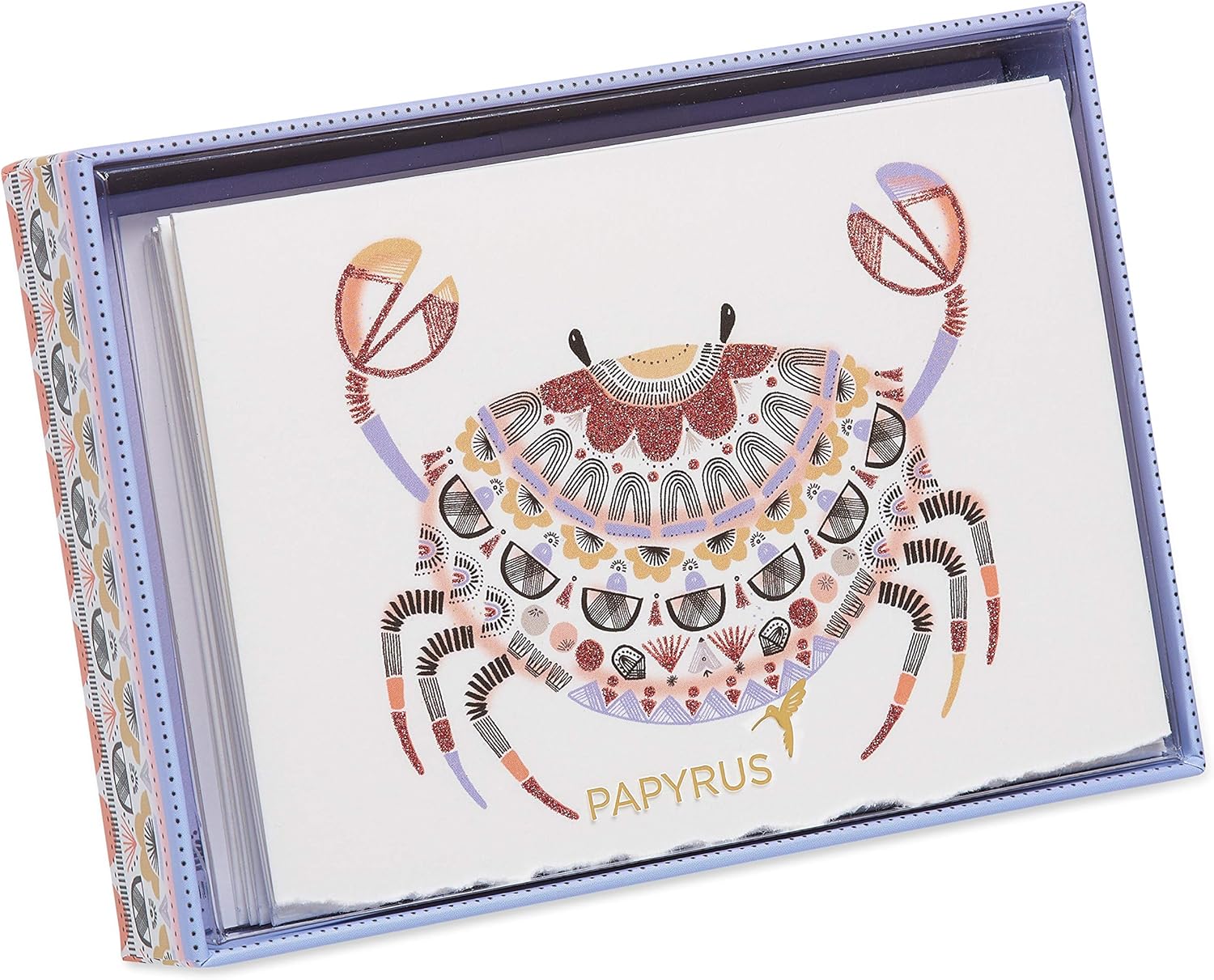 Papyrus Blank Cards with Envelopes, Crab (8-Count) : Office Products