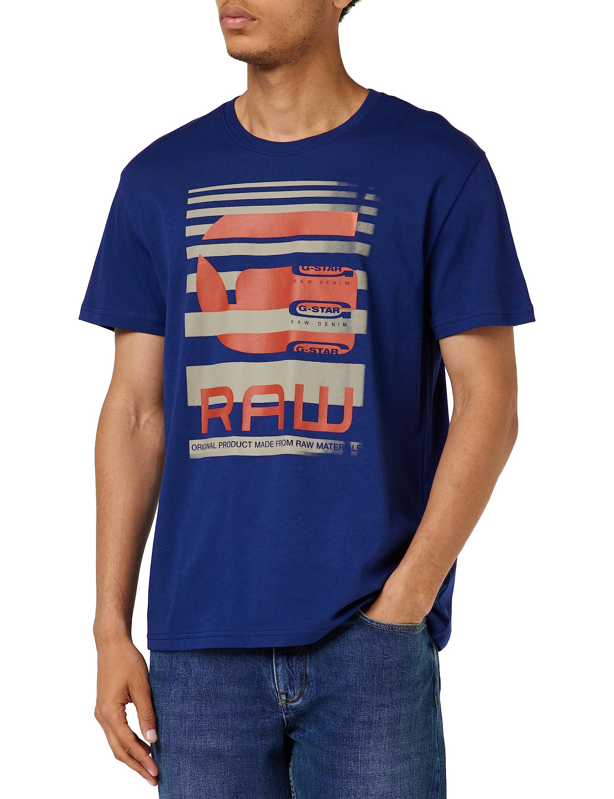 G-STARMen's Faded Burger Logo T-Shirt