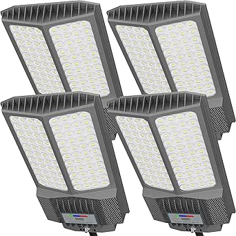 9800W Solar Street Lights Outdoor, 750000Lm Solar Parking Lot Lights with Motion Sensor and Remote Control
