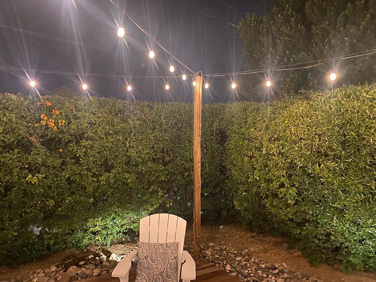 Simple Living Solutions 50 Ft Cable Wire Patio Kit- Installation Kit for Outdoor Canopy Lights