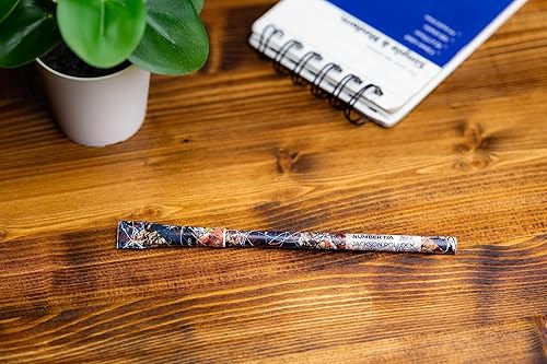 Miniatura 5 de PLUMO Pens Iconic Art Collection (paquete de 3)  Bolígrafo mediano negro ecológico (0.039 pulgadas)  Hecho de forma sostenible hasta 100% materiales