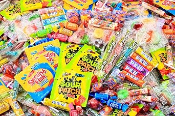 Bulk Candy Variety Pack - 2 lb Bulk Individually Wrapped Candies for Pinata Filler Stuffers - Pinata Candy Party Favors - Assorted Candies - July 4th