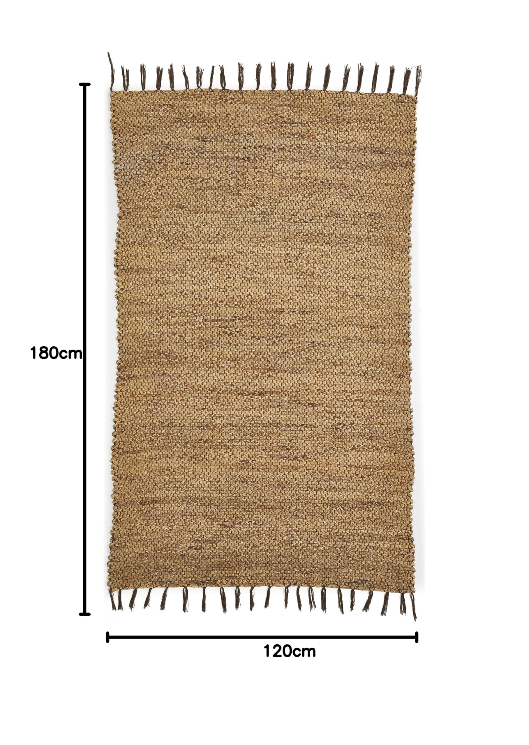 Luxor Living Tapis Naturel Sahara tressé en Jacinthe d'eau 120 x 180 cm