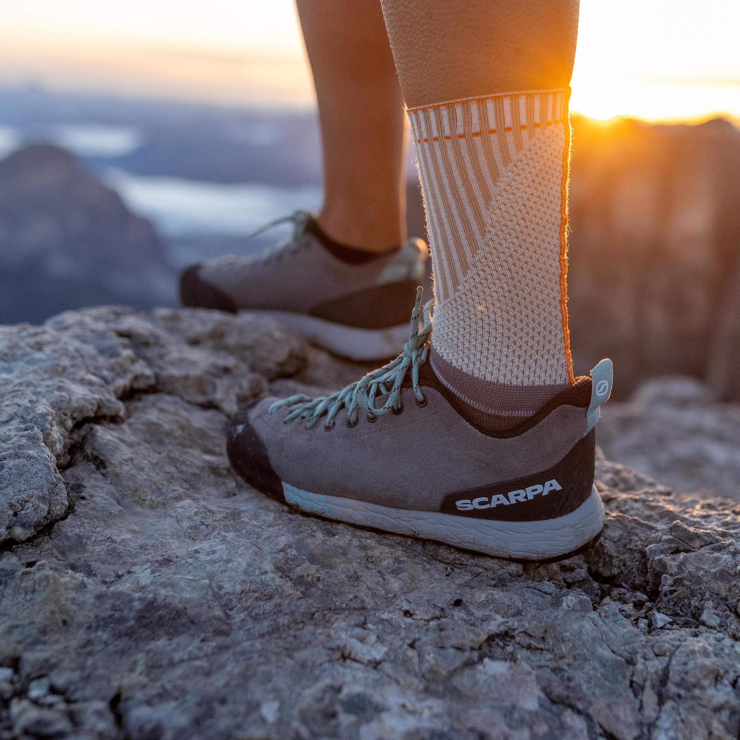 BAUERFEIND Fascia per caviglia da escursionismo "Outdoor Ankle Support", 1 cavigliera unisex, indossabile a destra e a sinistra, in lana merino, S