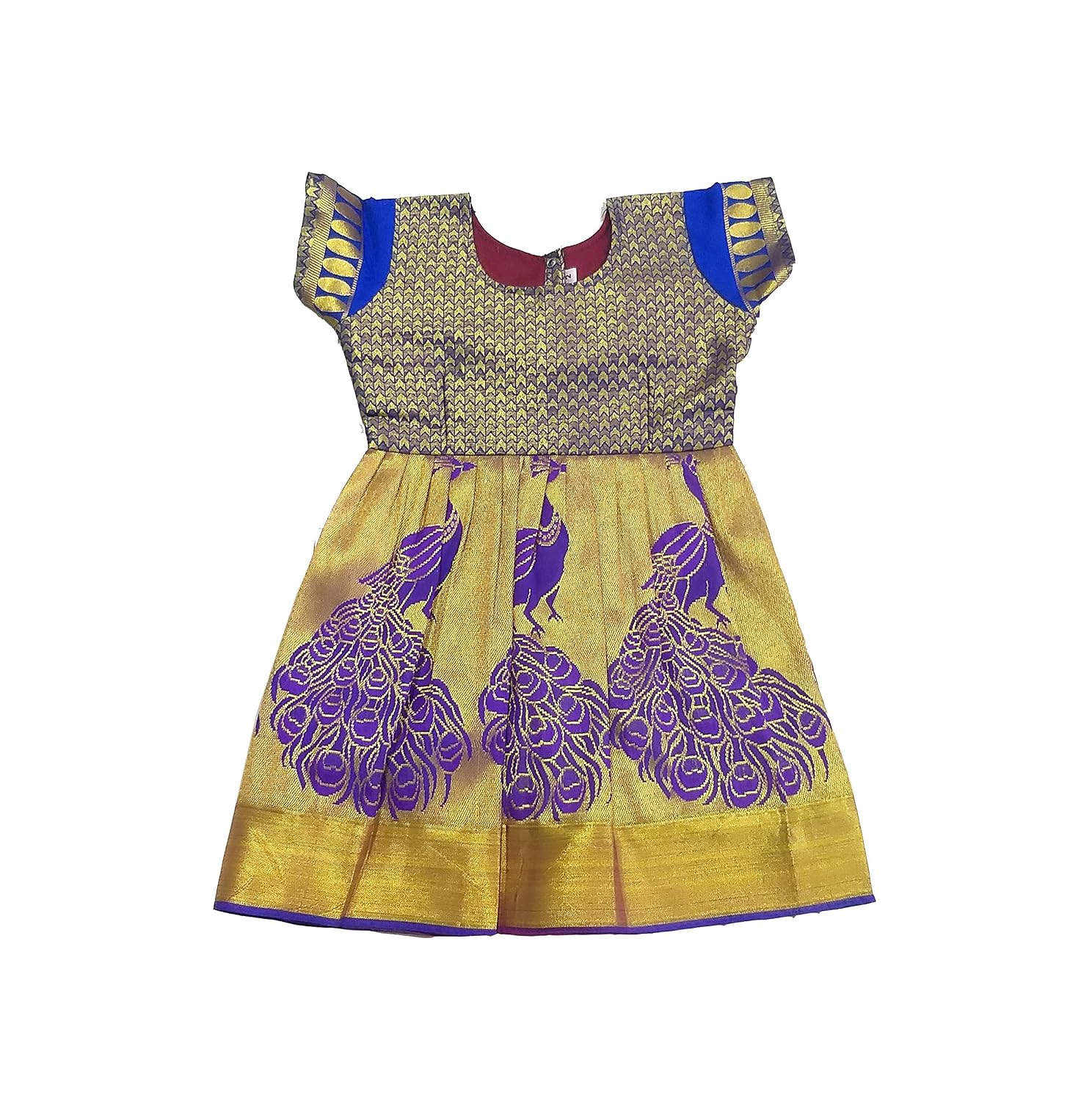 Buy Pattu Pavadai Baby Girls Silk Frock 