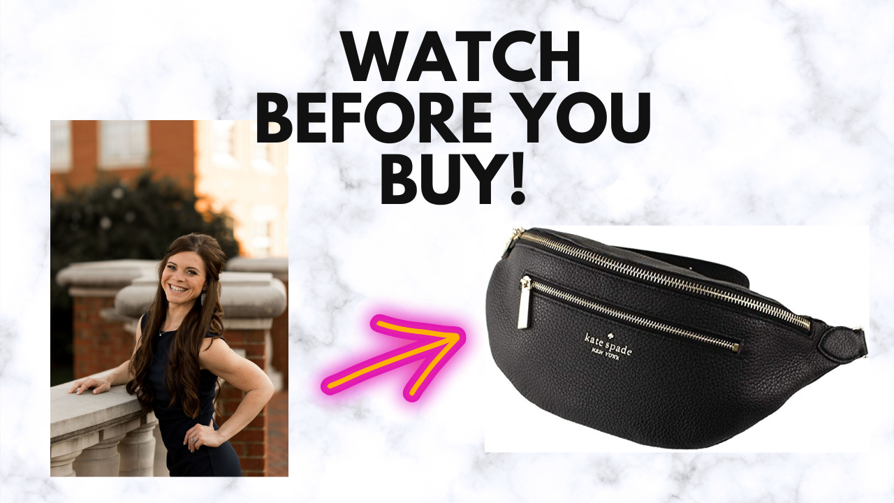 Watch Honest Review of Kate Spade Leila Belt Bag! on Amazon Live