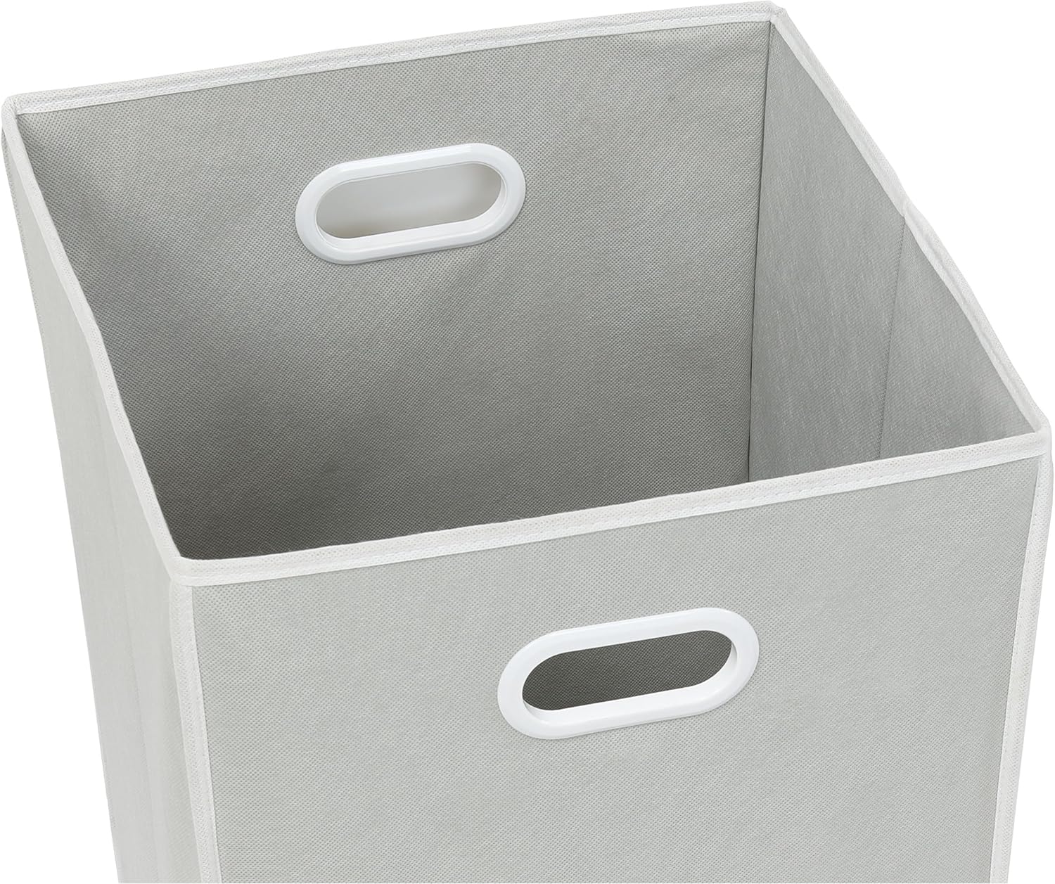 Foldable Closet Laundry Hper Basket, Grey