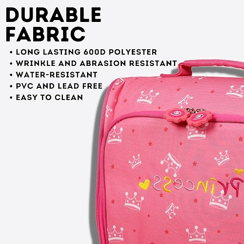 Miniatura 4 de J World New York Casey - Lonchera para niñas, bonita lonchera aislada para niños, princesa