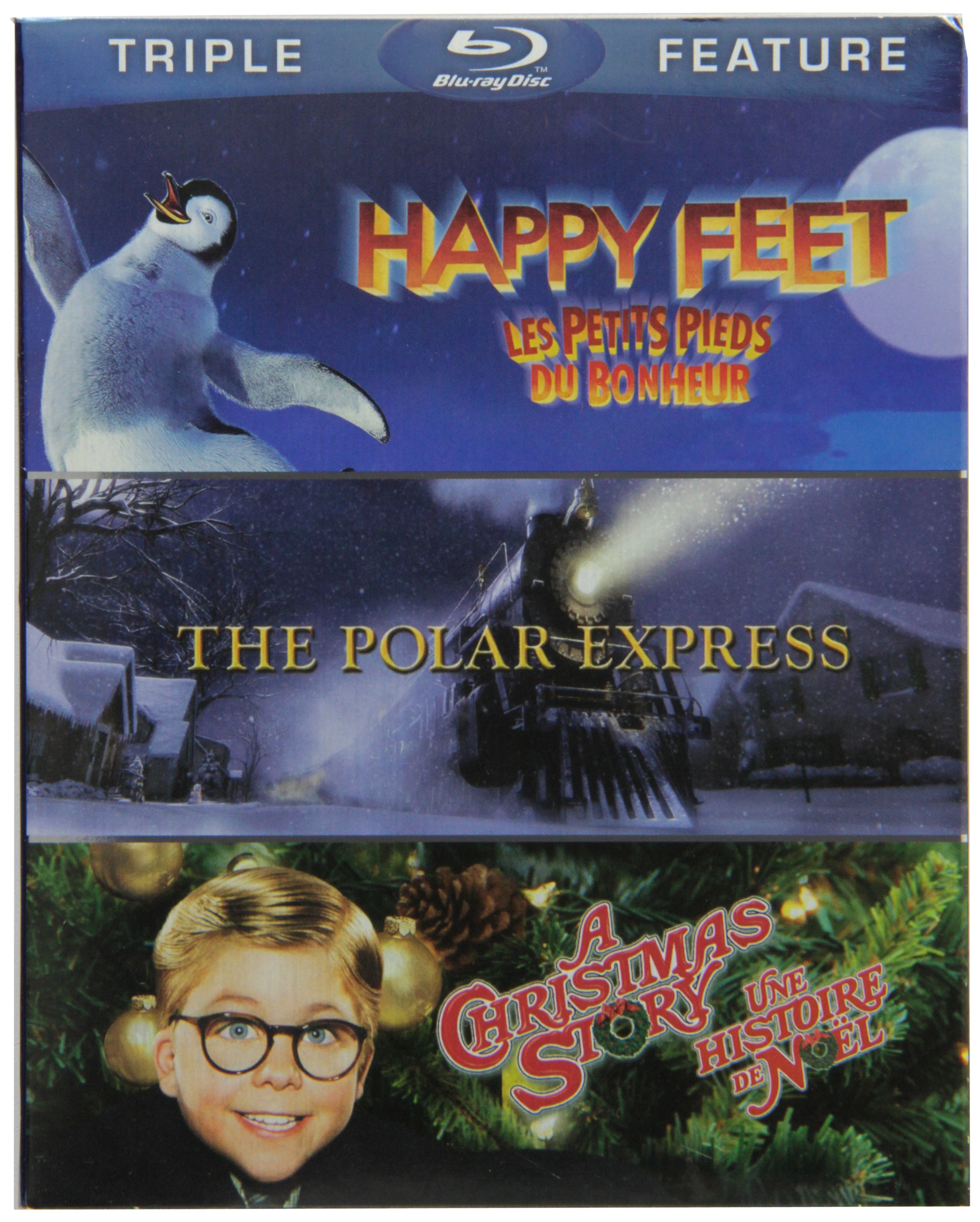 HappyFeet/ Polar/ ChristmasStory (BIL/ 3FE) [Blu-ray]